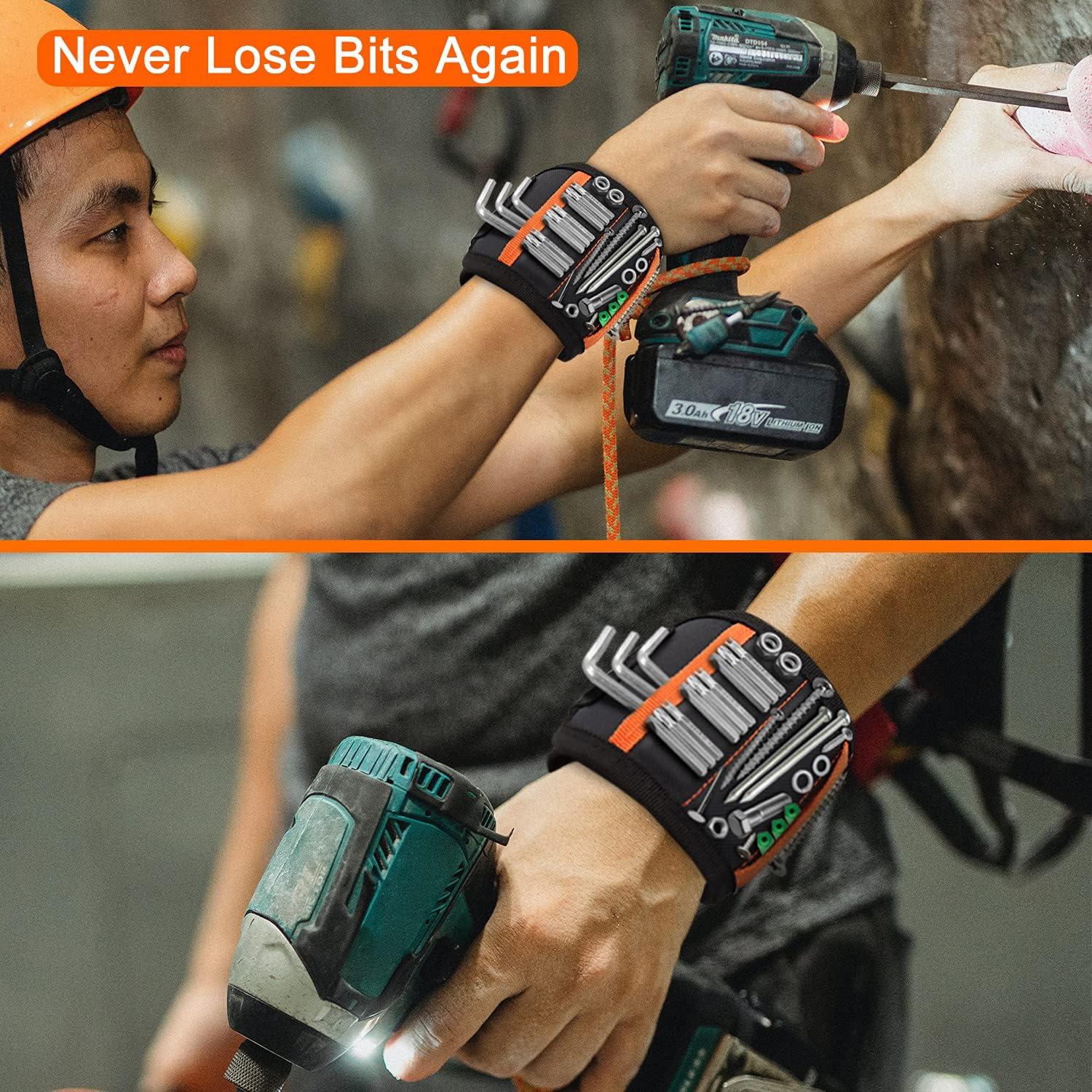 Banda de Muñeca Magnética Comstaly con 15 Imanes Fuertes