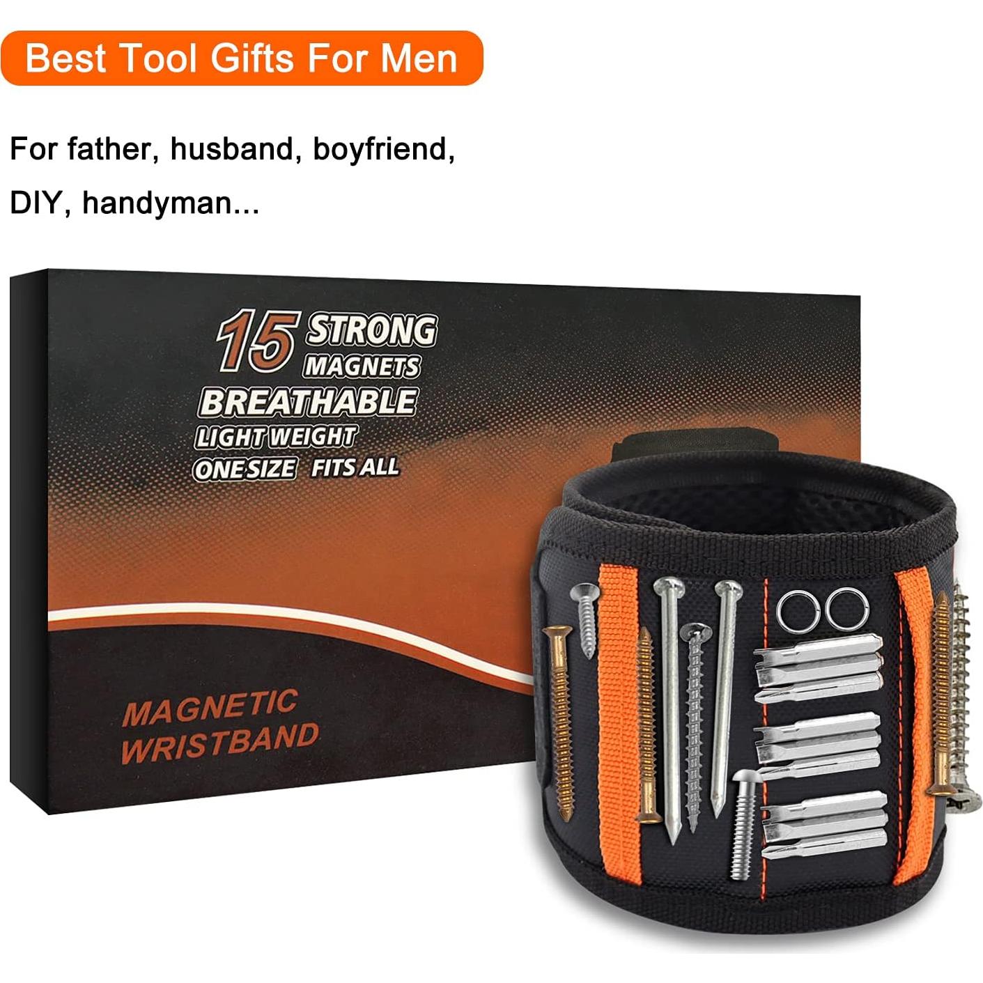 Banda de Muñeca Magnética Comstaly con 15 Imanes Fuertes