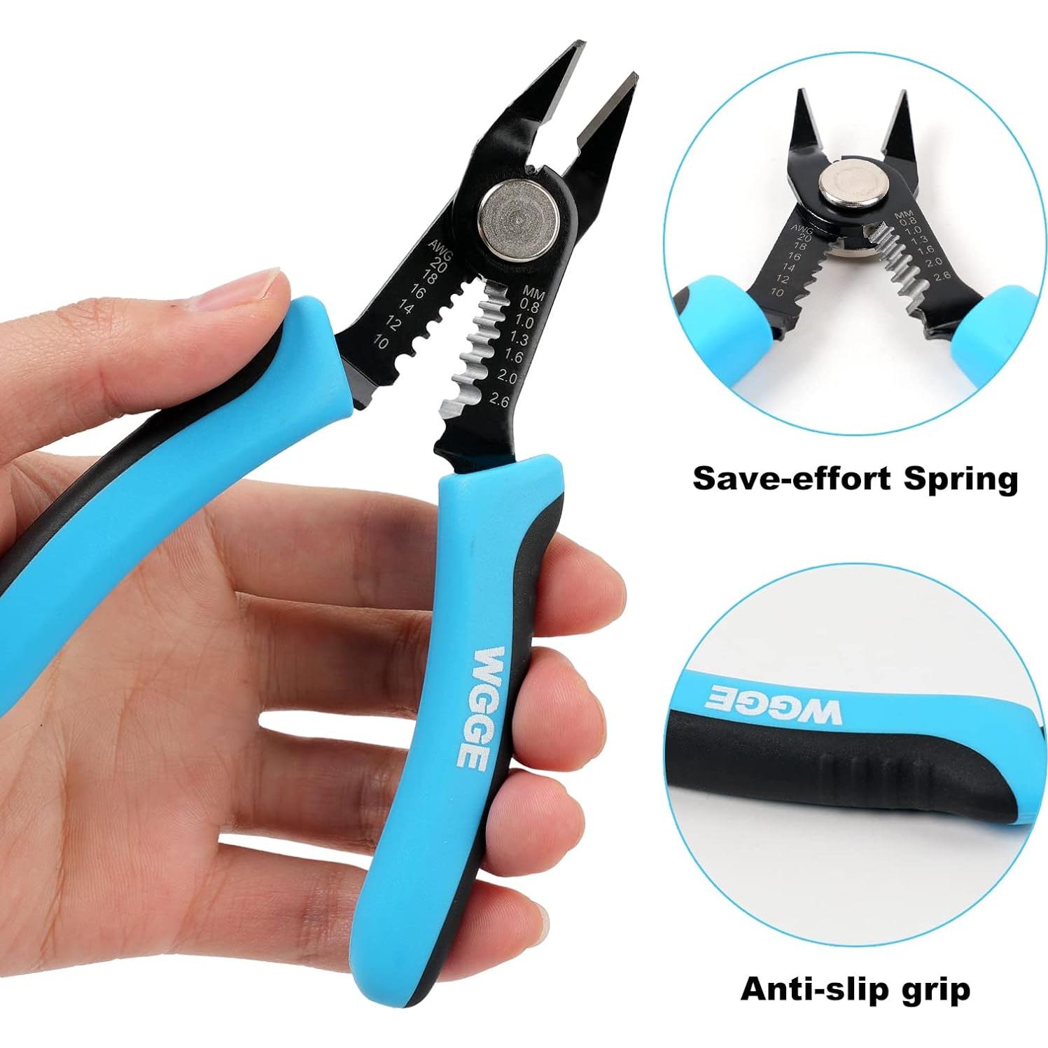 Cortadores de Alambre WGGE 15.24 cm con Desforradora Ergonómica