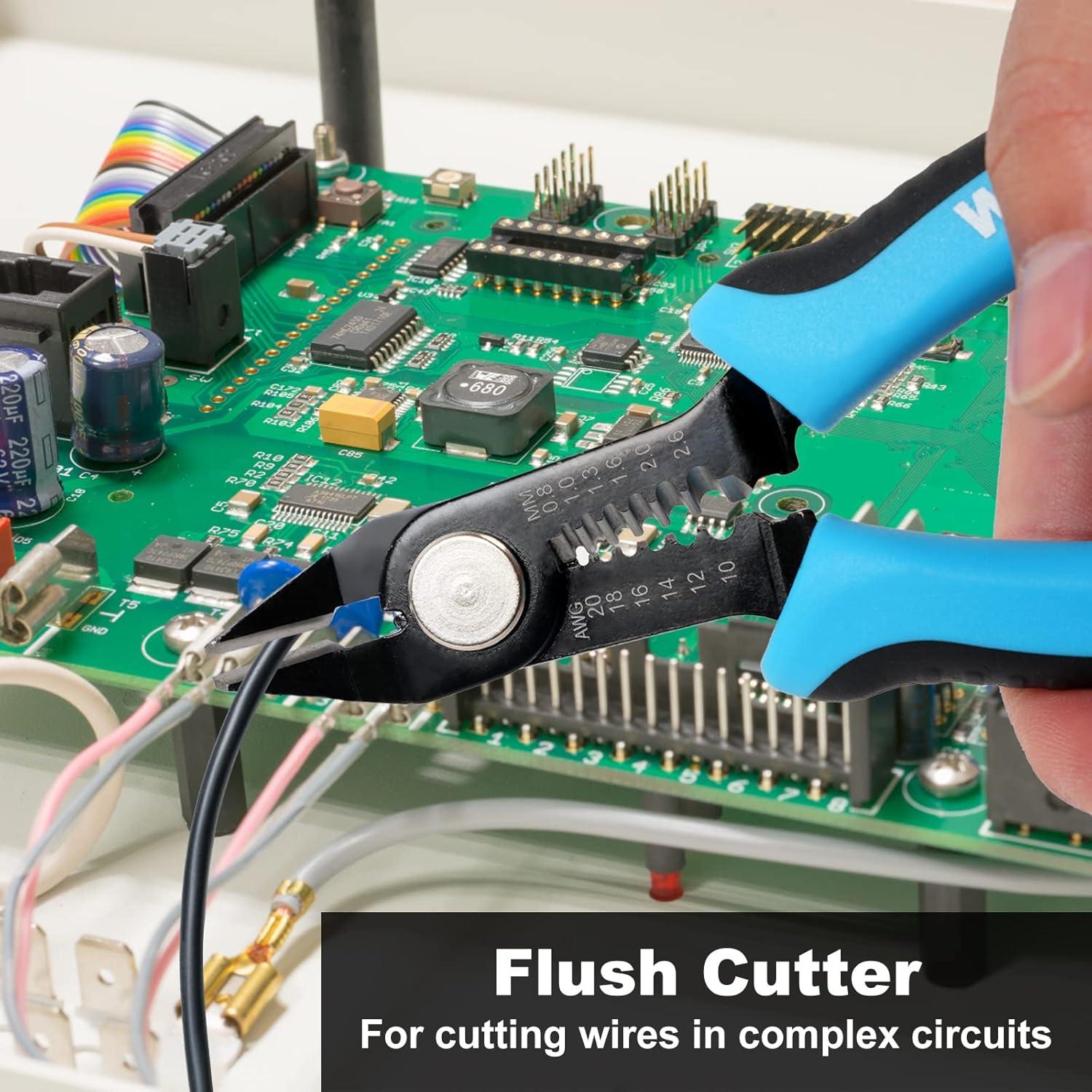 Cortadores de Alambre WGGE 15.24 cm con Desforradora Ergonómica