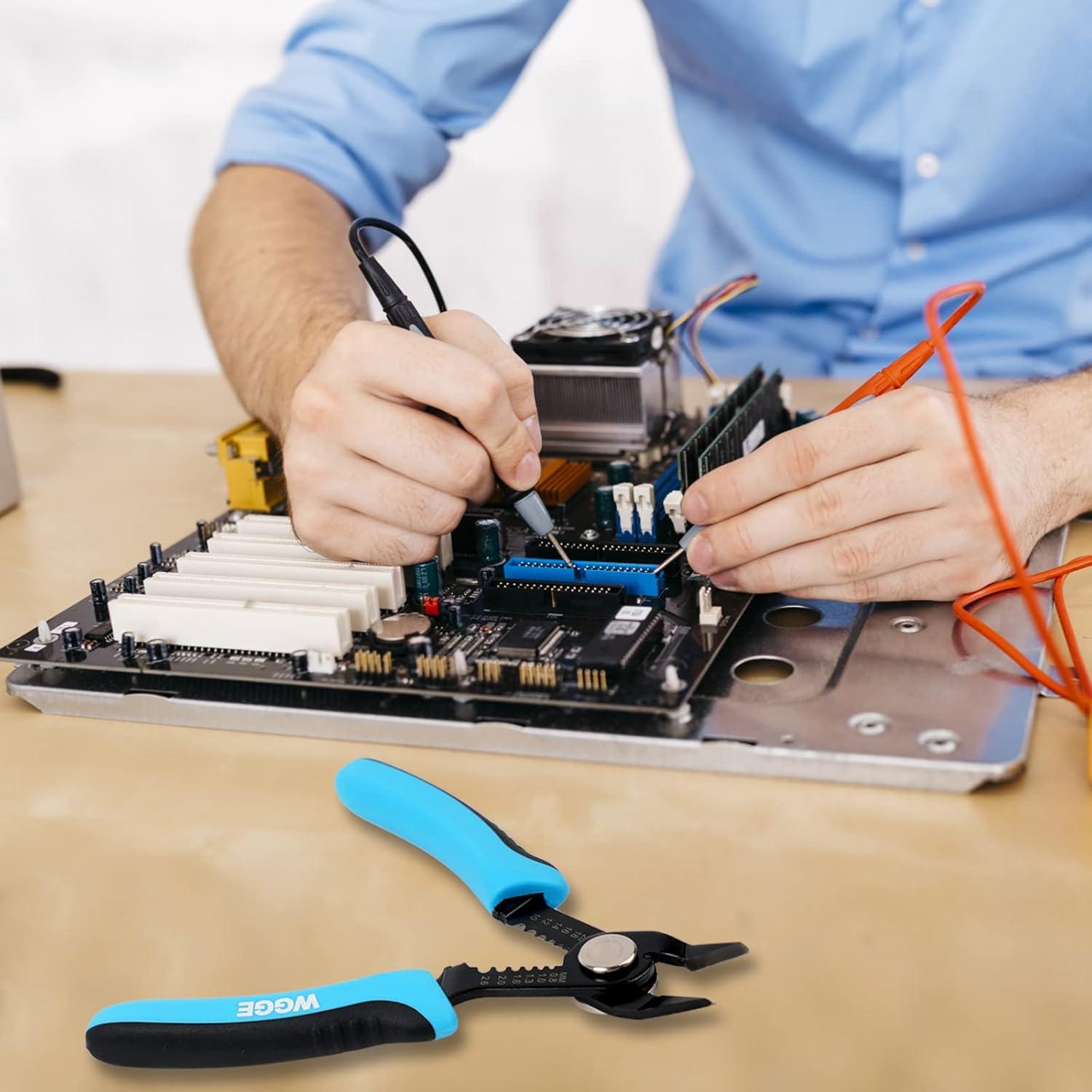 Cortadores de Alambre WGGE 15.24 cm con Desforradora Ergonómica