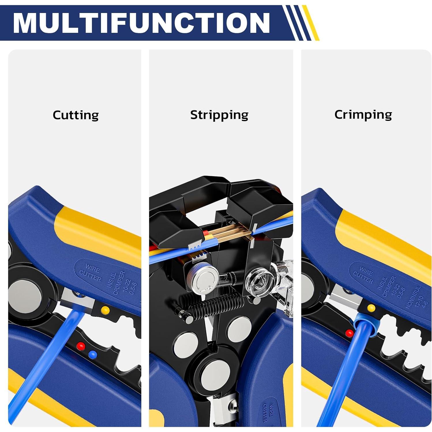 Pelacables Automático Haisstronica HX1519 3 en 1 para Cables