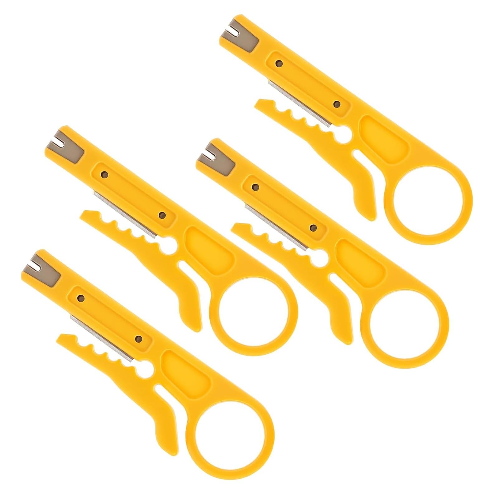 4 Pelacables Micro YQQYG para Cables de Teléfono y Red