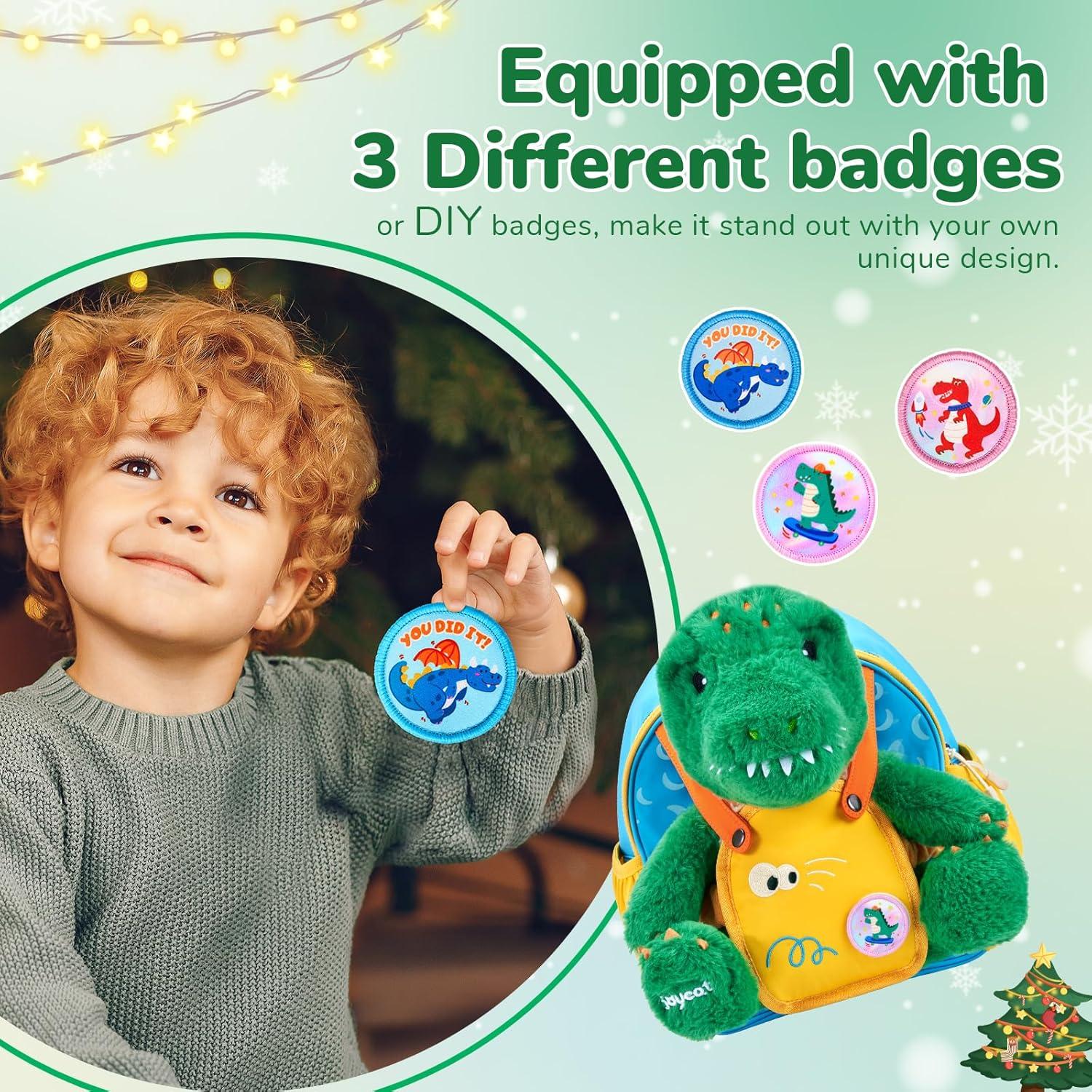 Mochila Dinosaurio JoyCat 12L para Niños 3-7 Años