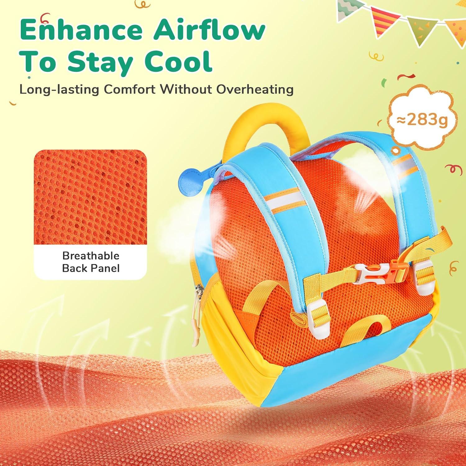 Mochila Dinosaurio JoyCat 12L para Niños 3-7 Años