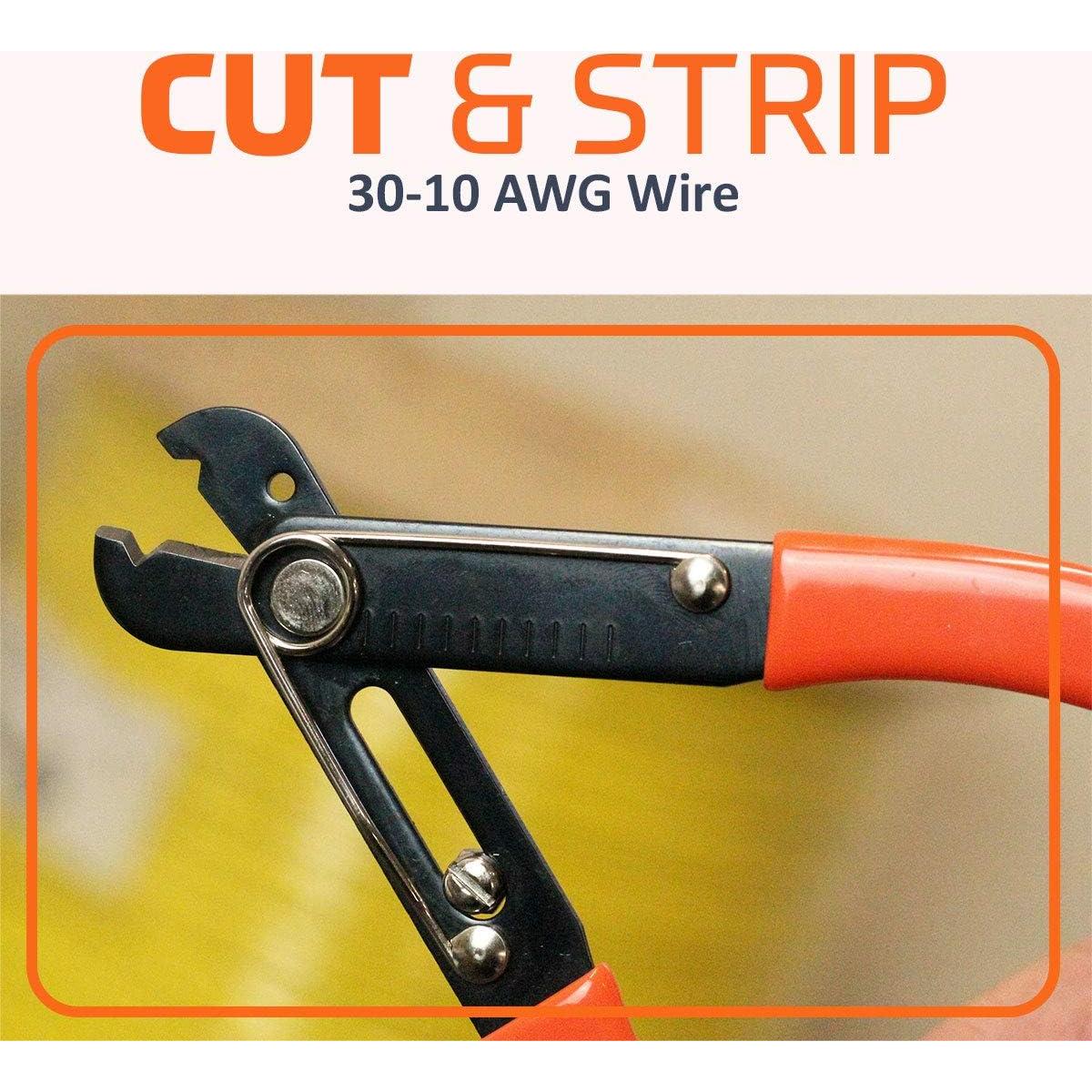 Desforradora de Cables Paladin Tools PA1161 Ajustable 30-10 AWG