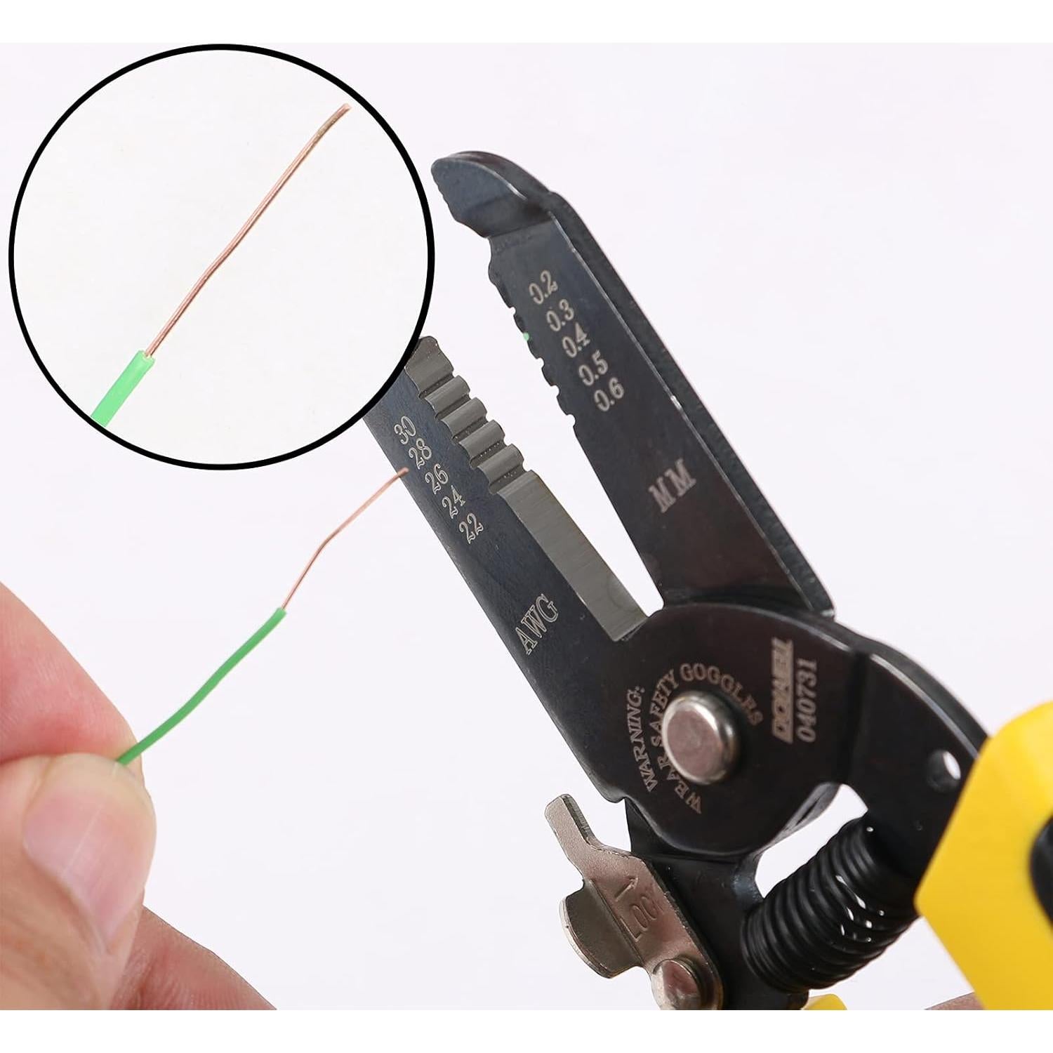 DOWELL Herramienta Desforradora de Cables 10-22AWG y 22-30AWG