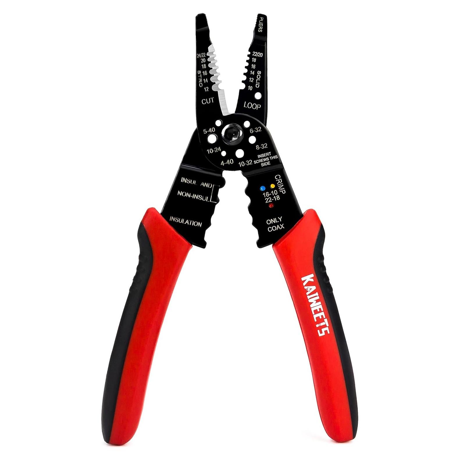 Pelacables Multifuncional KAIWEETS KWS-105 10-22 AWG Acero