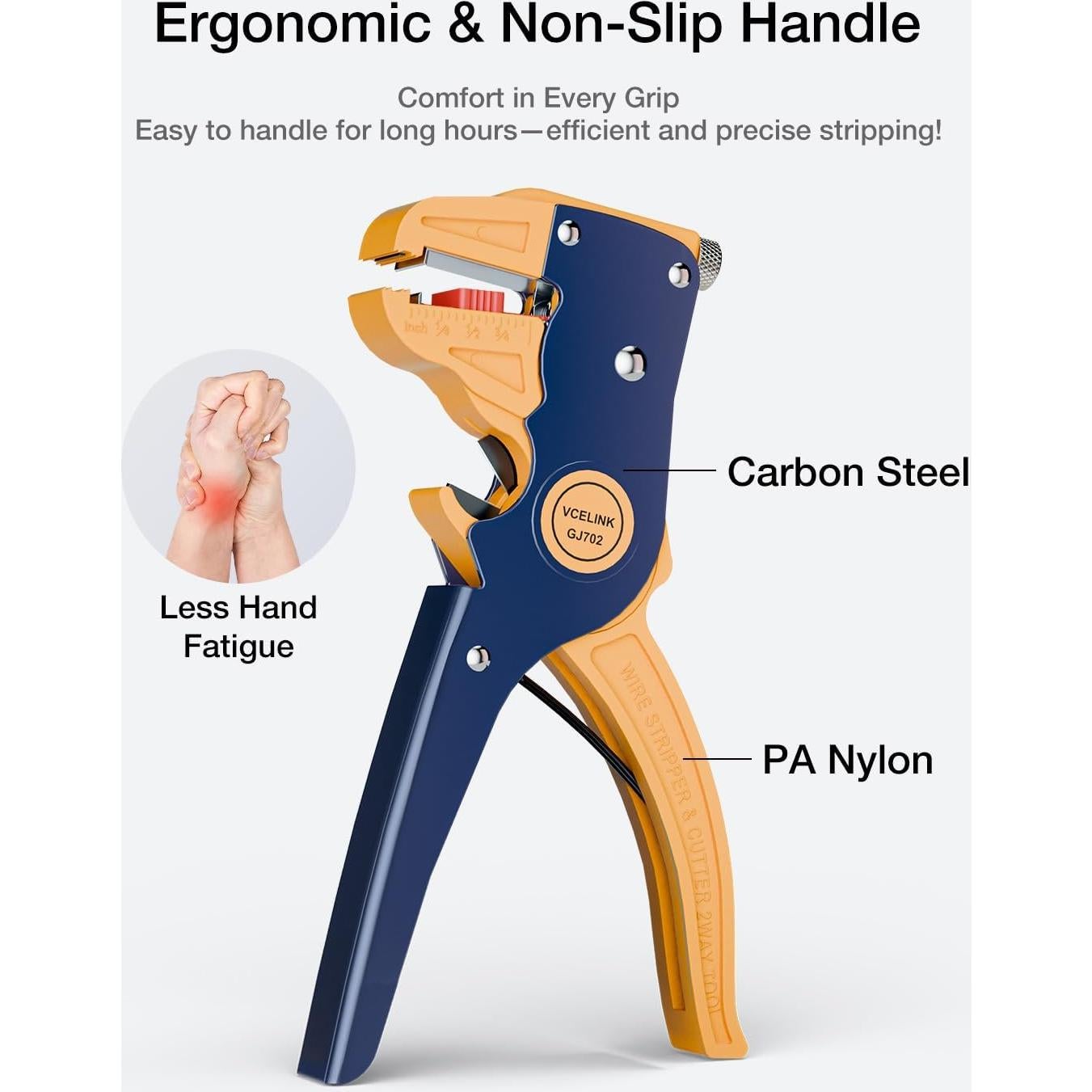 Pelacables Automático VCELINK 2 en 1 Ajustable 17.5 cm