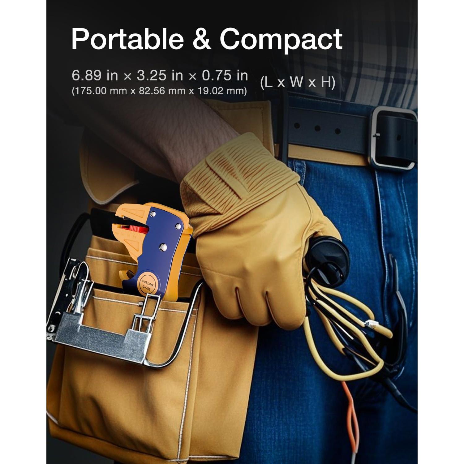 Pelacables Automático VCELINK 2 en 1 Ajustable 17.5 cm