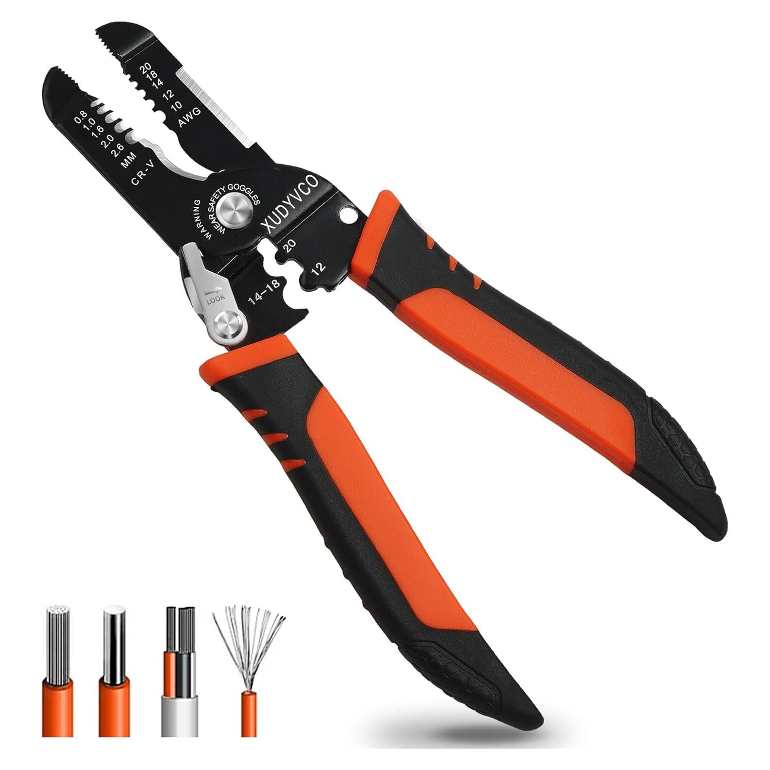 Herramienta Desforradora 5-en-1 XUDYVCO 18 cm para Cables 10-20 AWG
