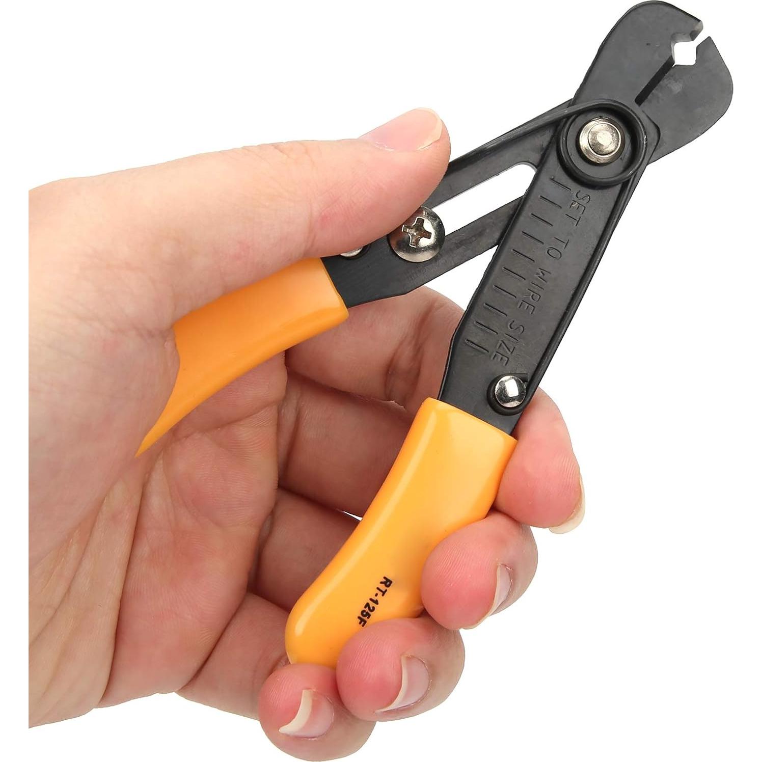 Pelacables Ajustable Hyuduo 0.5-4.0mm Ergonómico Amarillo