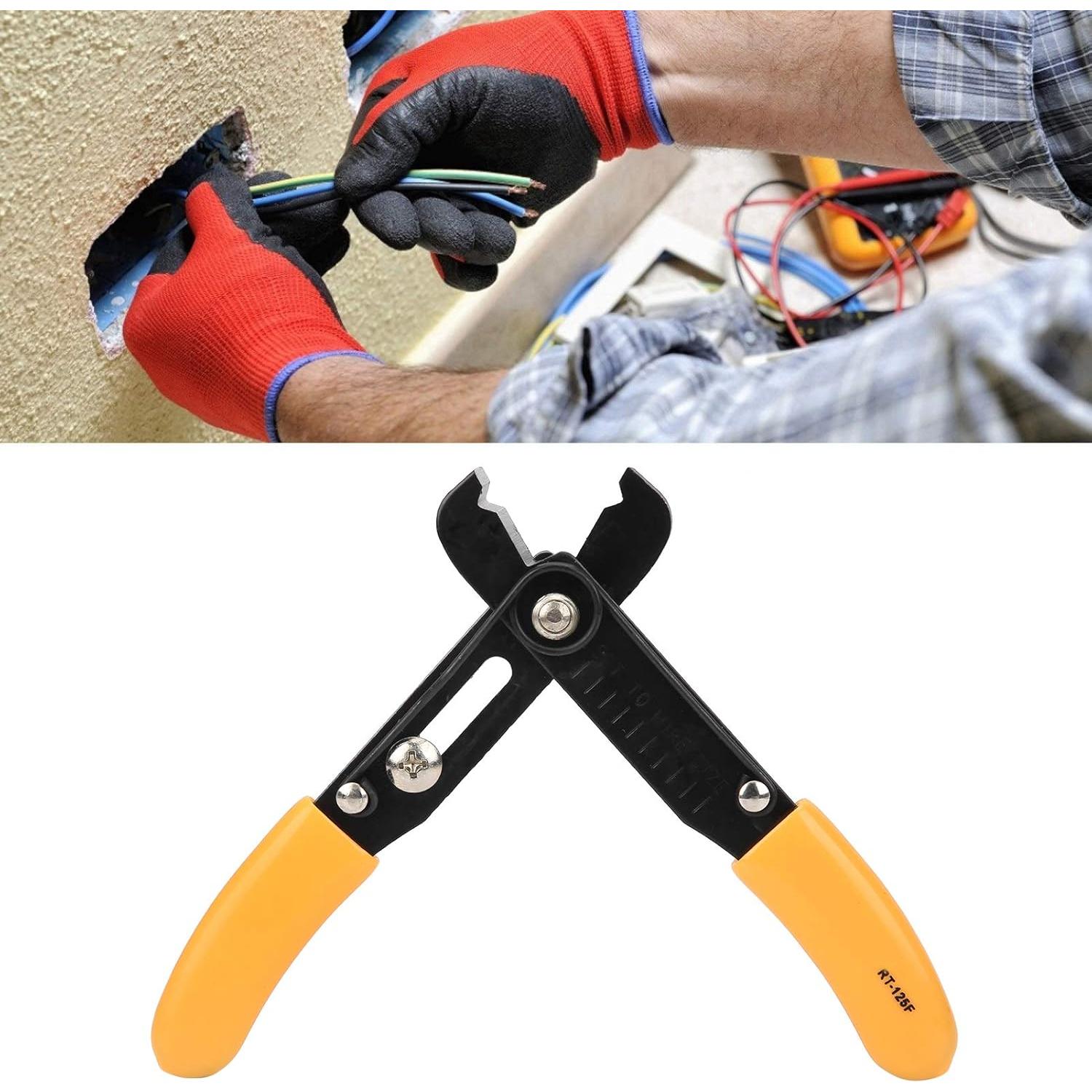 Pelacables Ajustable Hyuduo 0.5-4.0mm Ergonómico Amarillo