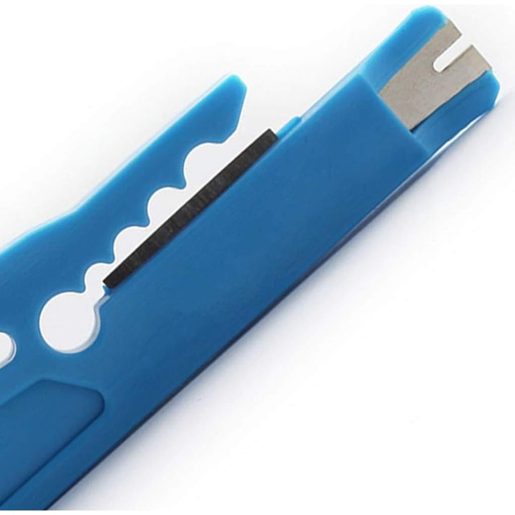 Maxmoral 3-Pack Mini Desforrador de Cables UTP STP RJ45 Azul