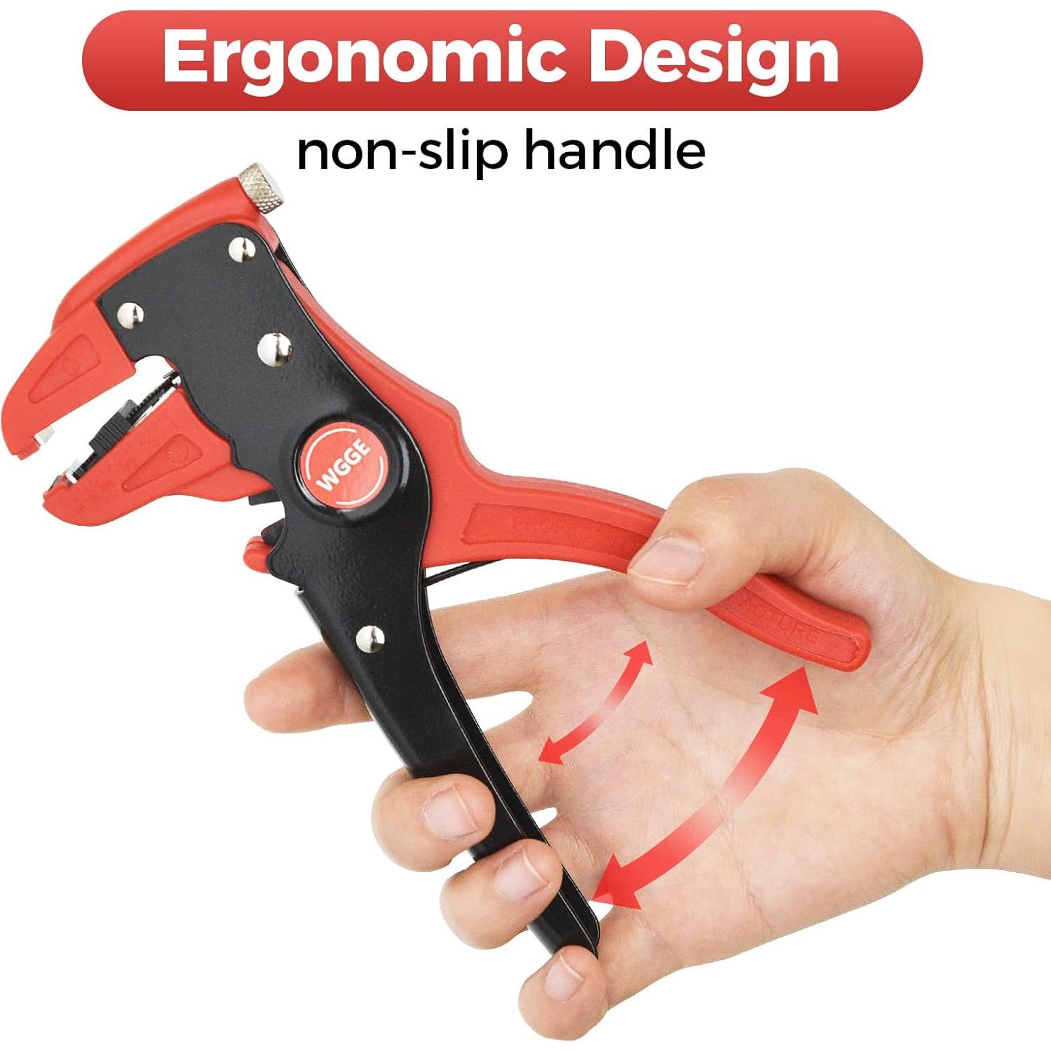 Pelacables Automático WGGE 2 en 1 Ajustable 10-24 AWG