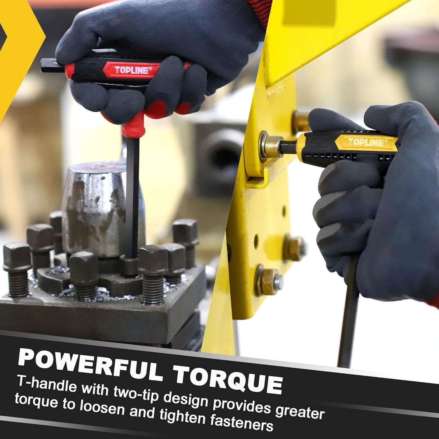 Juego de Llaves Allen 14 Piezas Topline con Caja de Almacenamiento