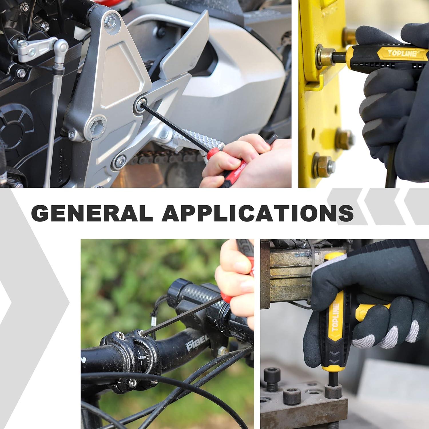 Juego de Llaves Allen 14 Piezas Topline con Caja de Almacenamiento