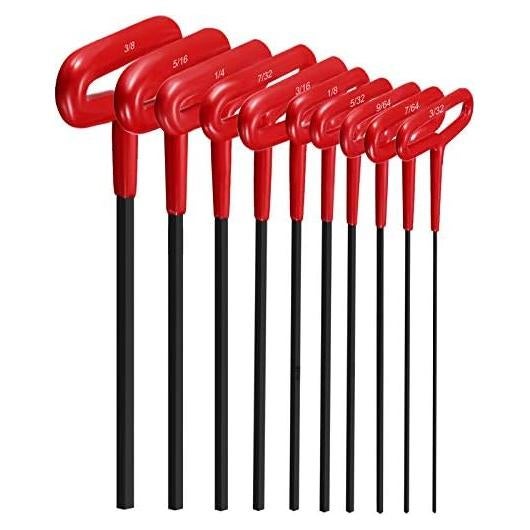 Conjunto de Llaves Hexagonales T-handle 10 Piezas Honoson 22.86 cm