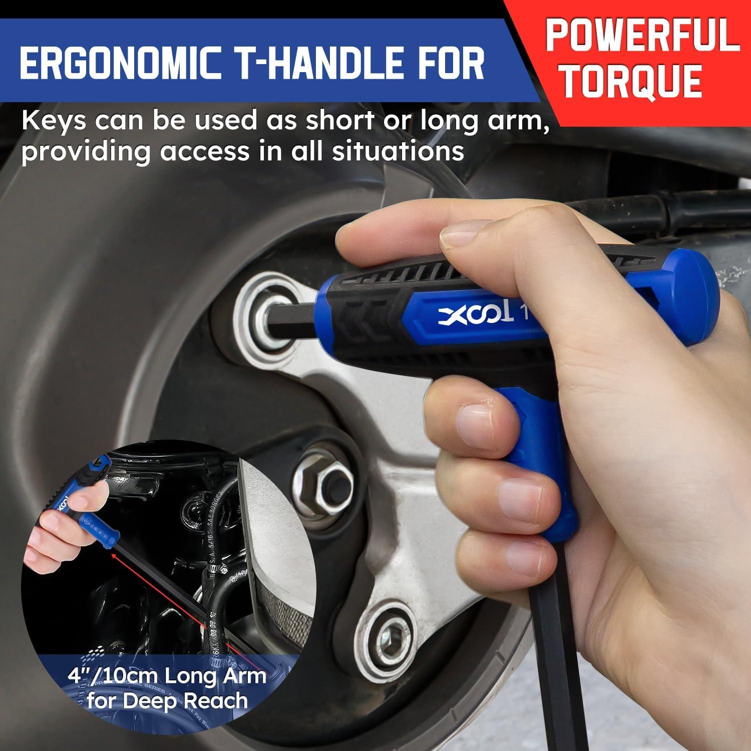 Juego de Llaves Allen T 14 Piezas XOOL Métricas y SAE