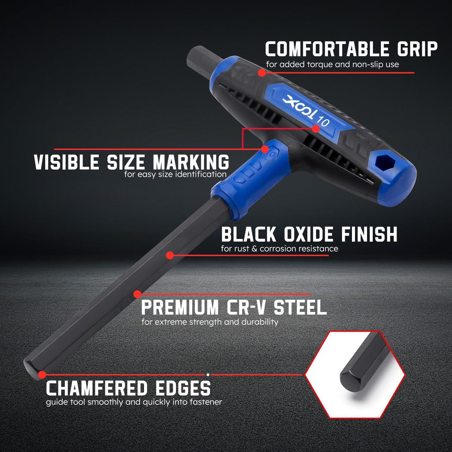 Juego de Llaves Allen T 14 Piezas XOOL Métricas y SAE