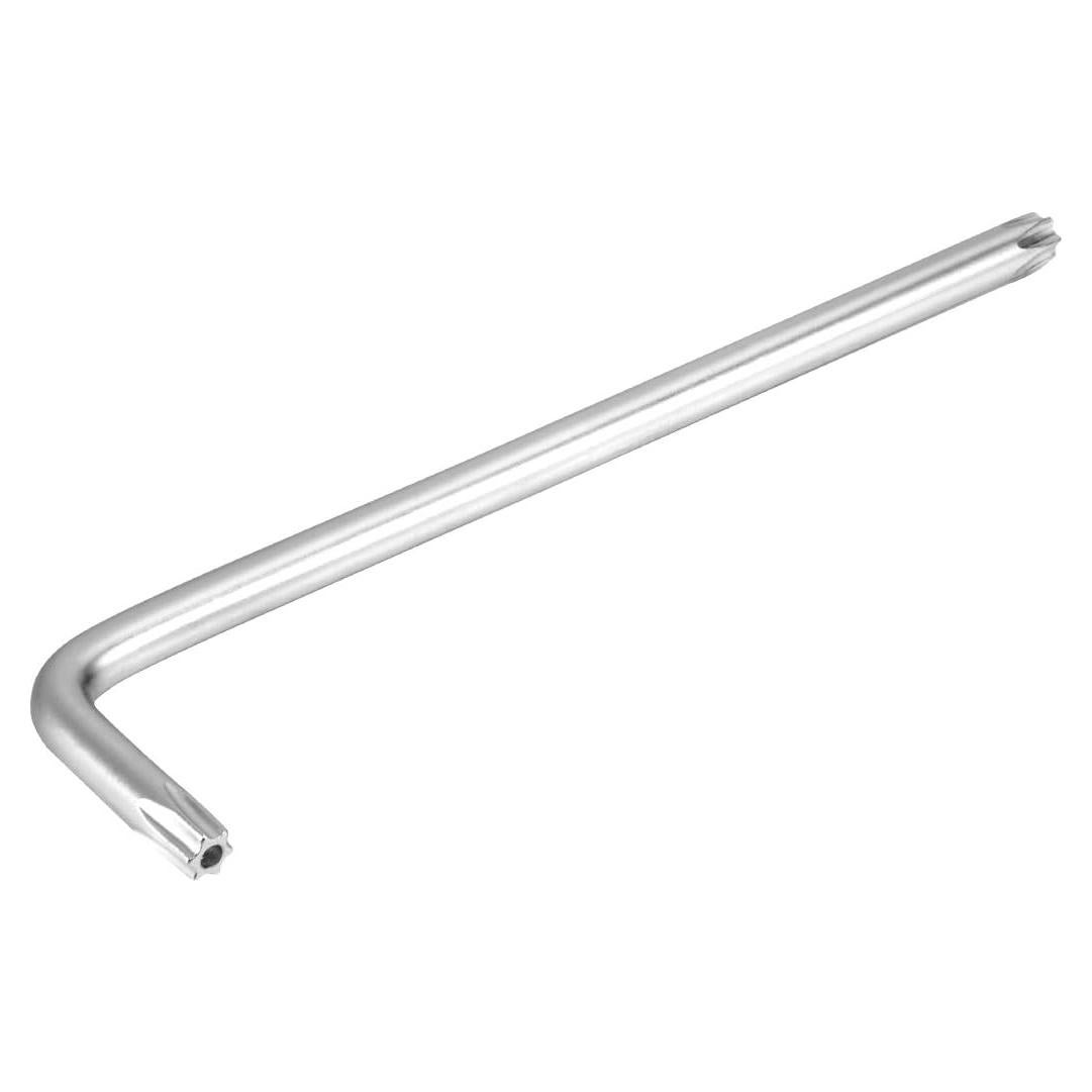 Llave Torx a Prueba de Manipulación uxcell T30 Niquelada 12.5 cm