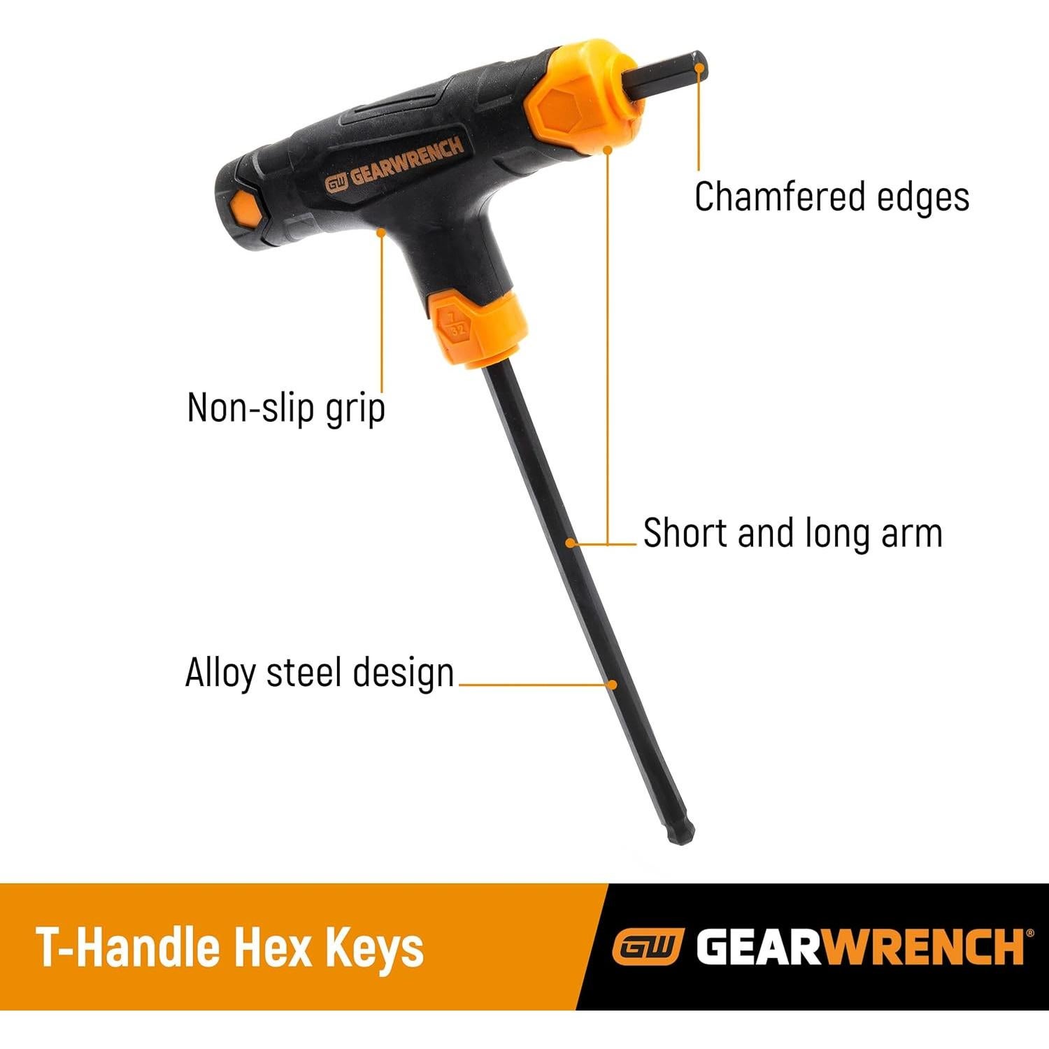 Juego de Llaves Hexagonales GEARWRENCH 7 Piezas Métricas