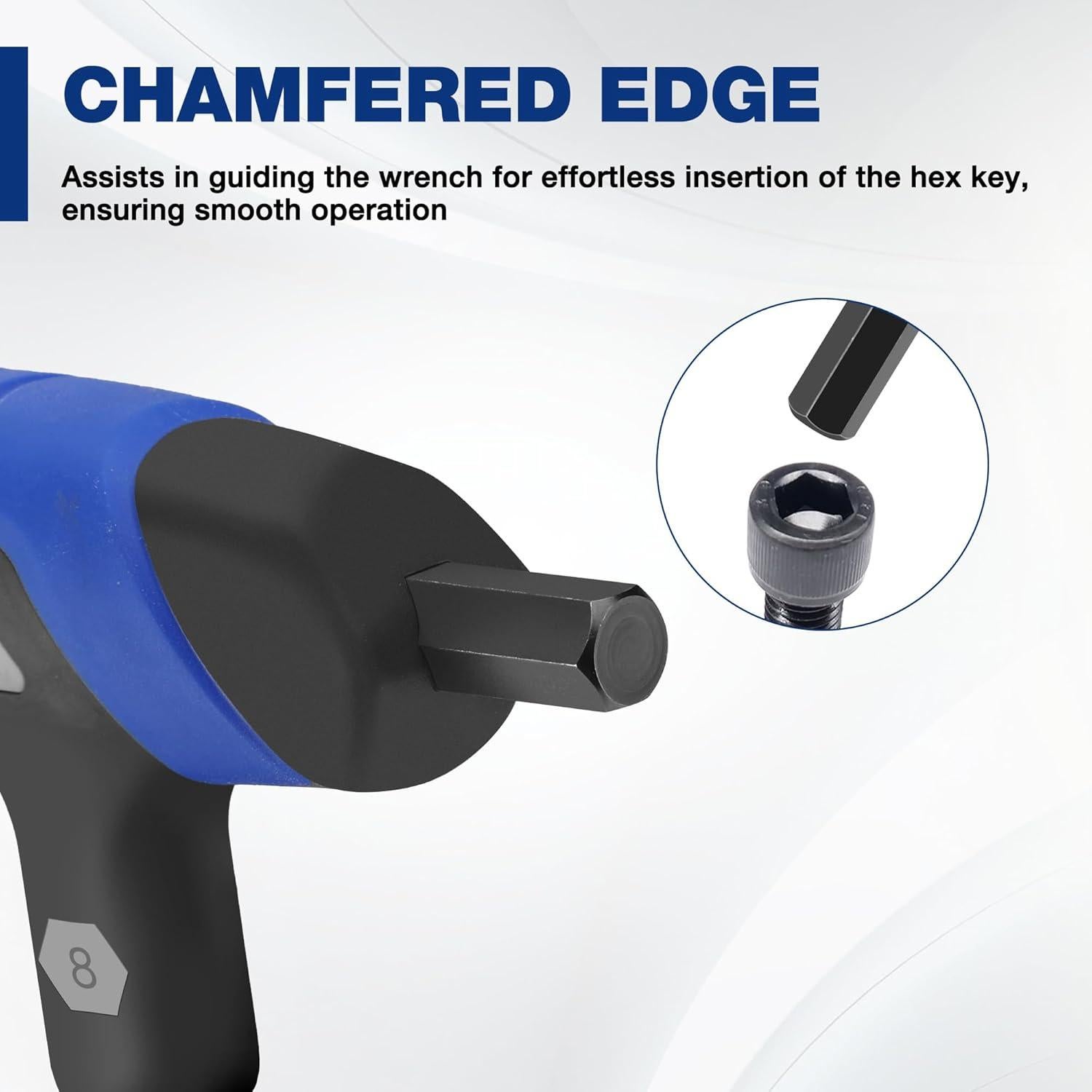 Juego de Llaves Allen en T WORKPRO 14 Piezas Métricas y SAE