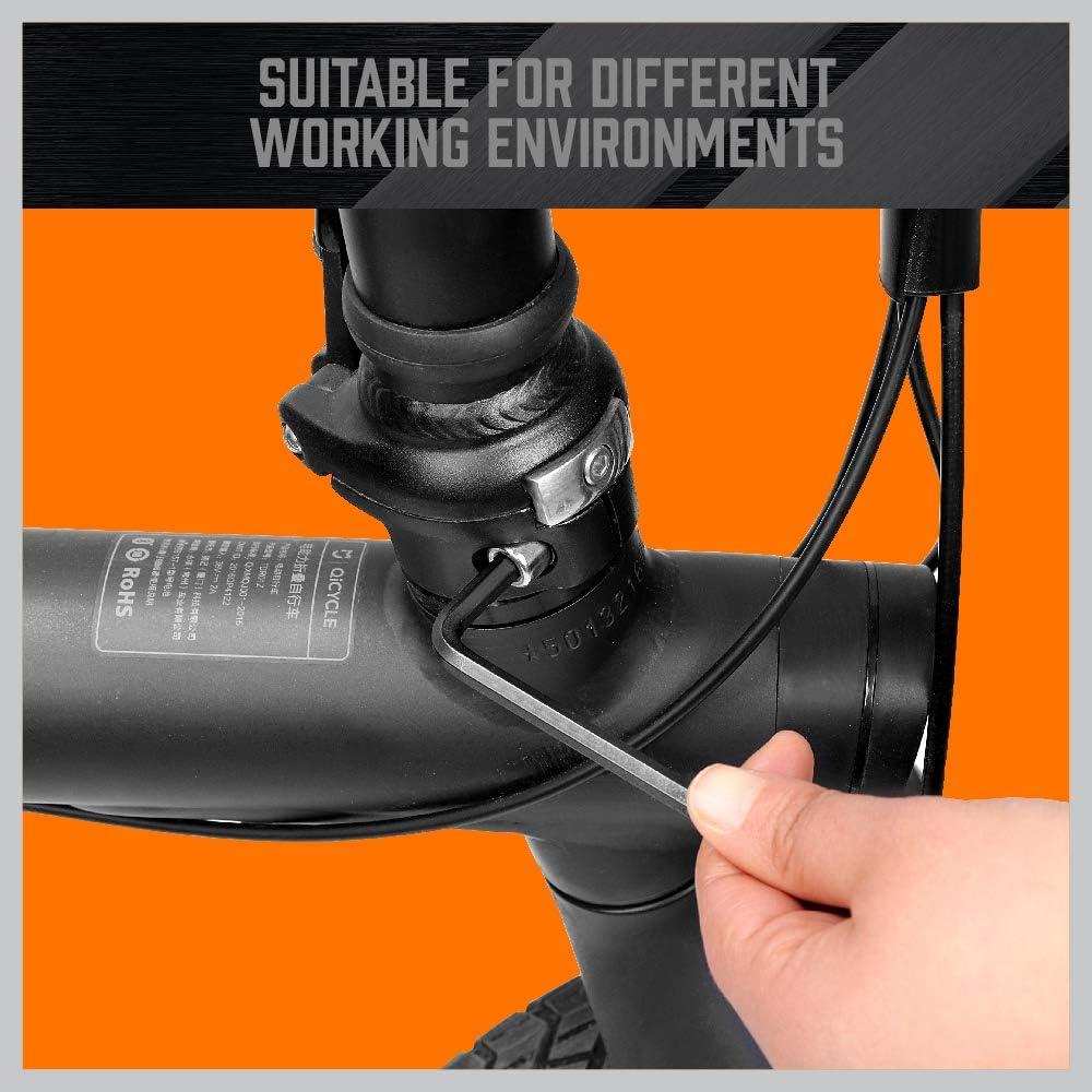 Juego de Llaves Allen 27PCS HORUSDY Acero CR-V Métrico y SAE