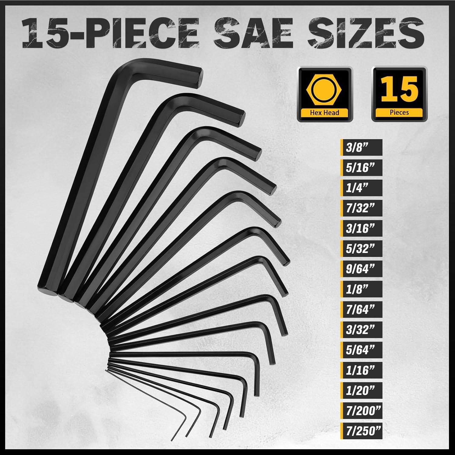 Juego de Llaves Allen y Torx ELEAD 41 Piezas Acero Vanadio