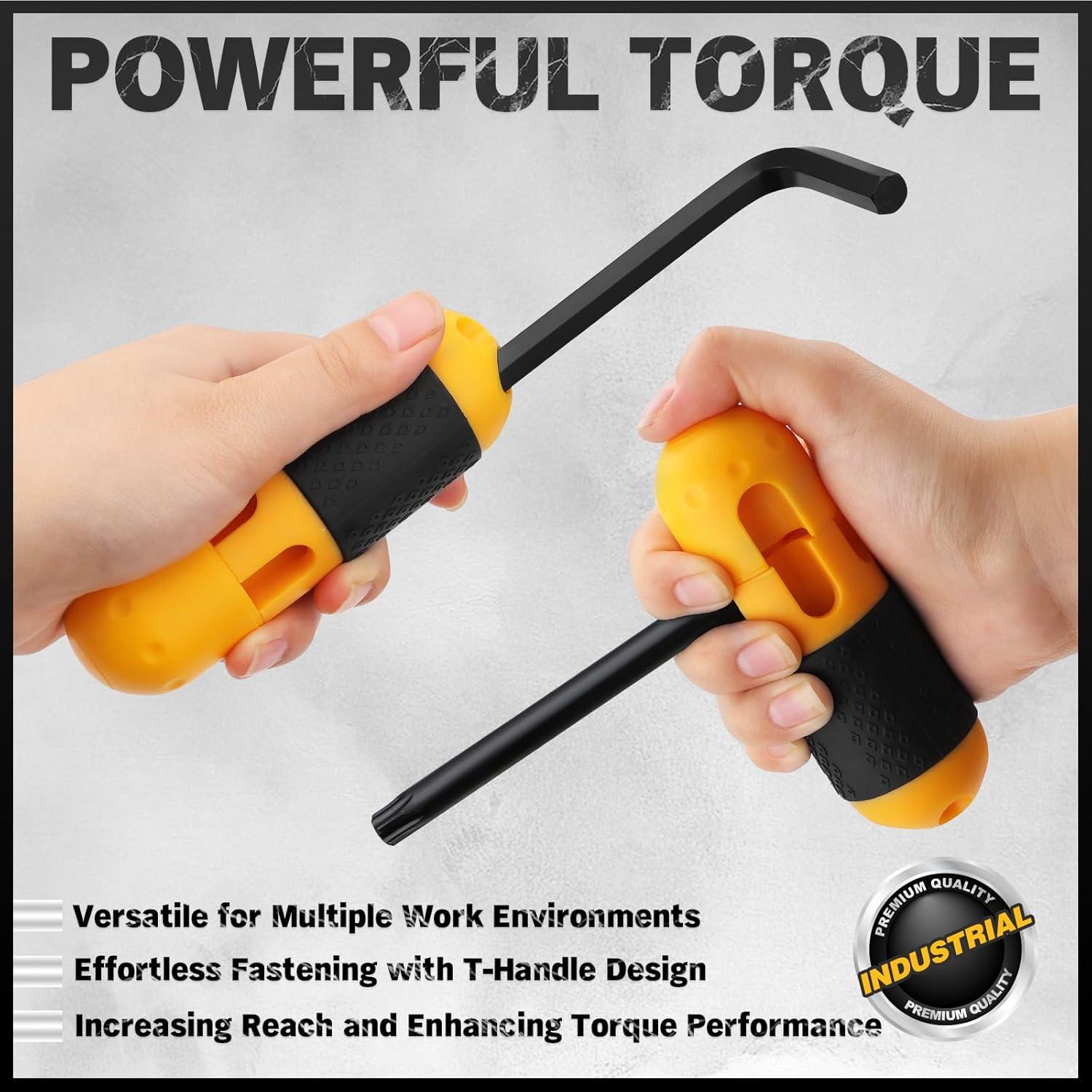 Juego de Llaves Allen y Torx ELEAD 41 Piezas Acero Vanadio