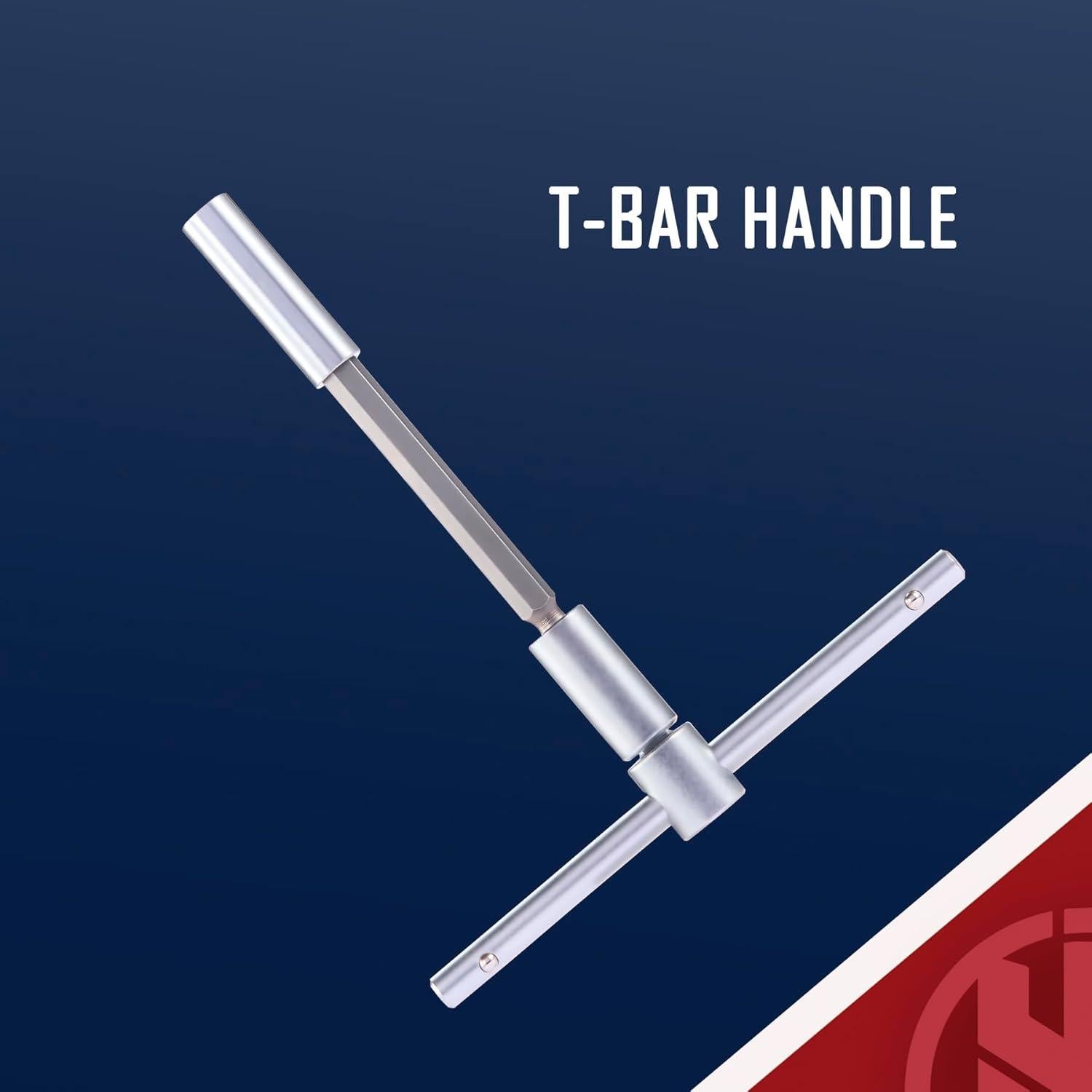 Conjunto de Destornillador de Par Torque KNINE 10-70 Nm, 40 Puntas