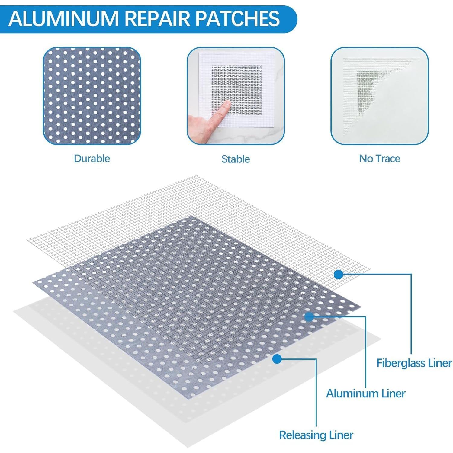 Kit de Reparación de Drywall 8 en 1 HOMMEE con Masilla 240g