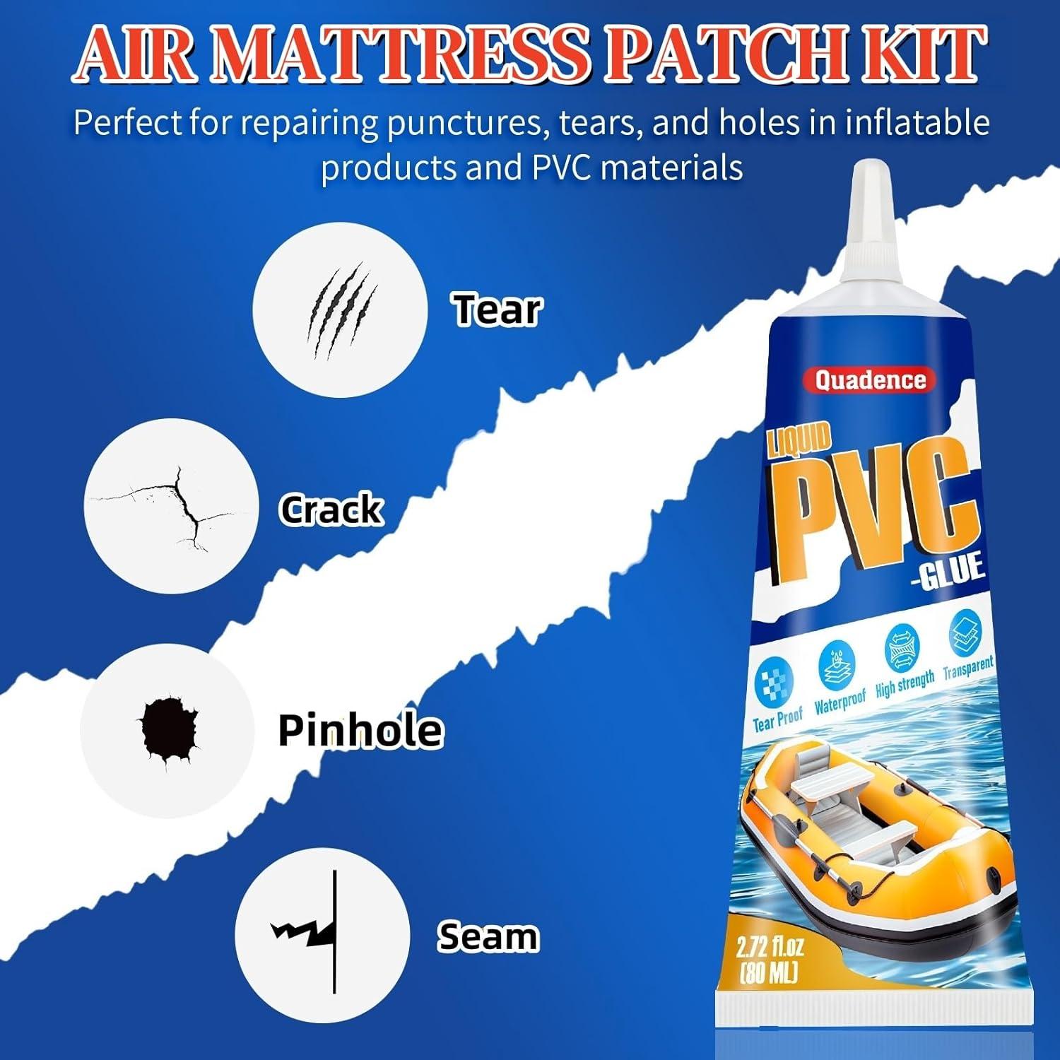 Kit de Reparación de PVC Quadence 80ml - Parches y Pegamento