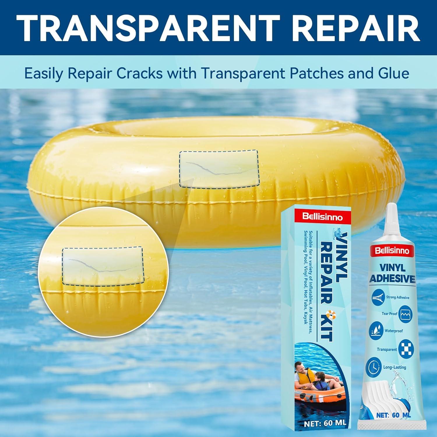 Kit de Reparación de Vinilo Bellisinno 60ml Impermeable