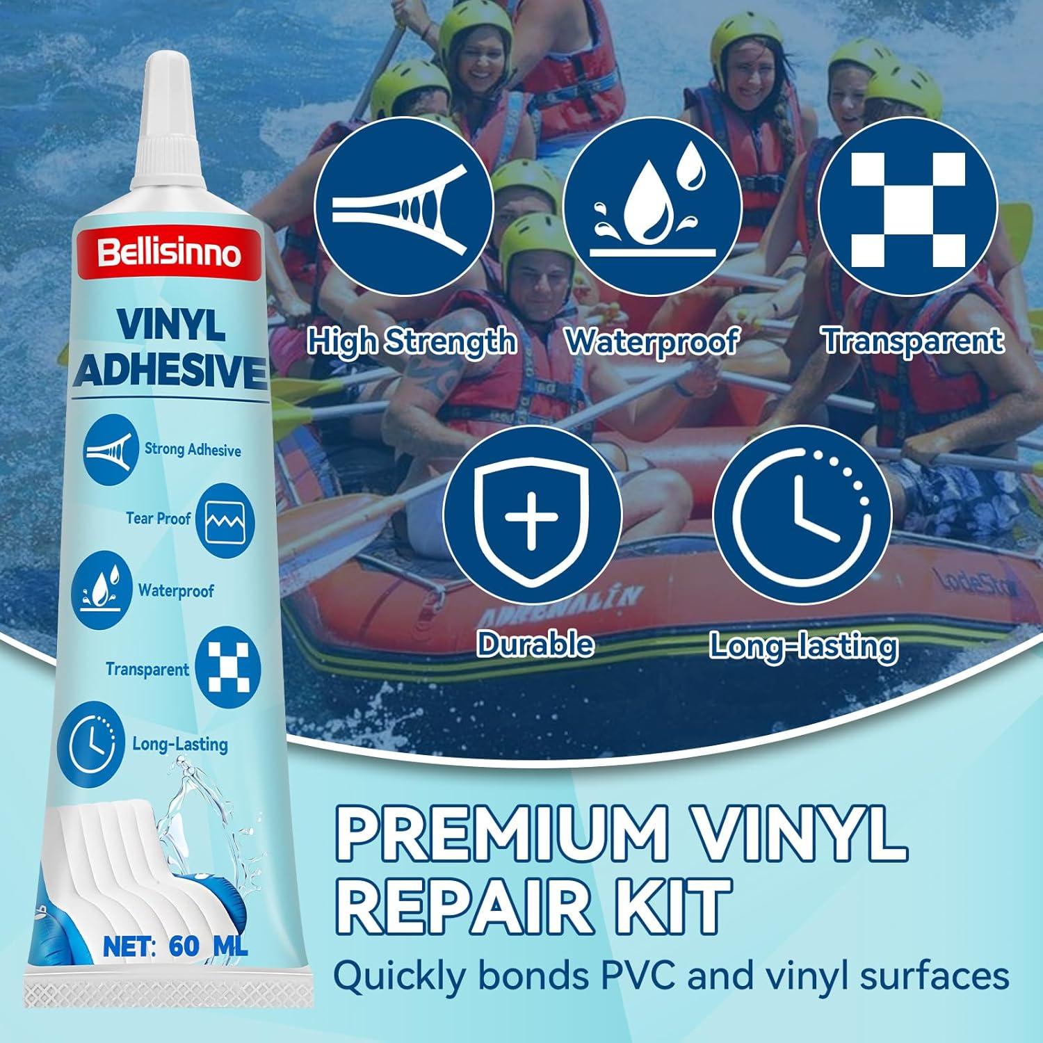 Kit de Reparación de Vinilo Bellisinno 60ml Impermeable