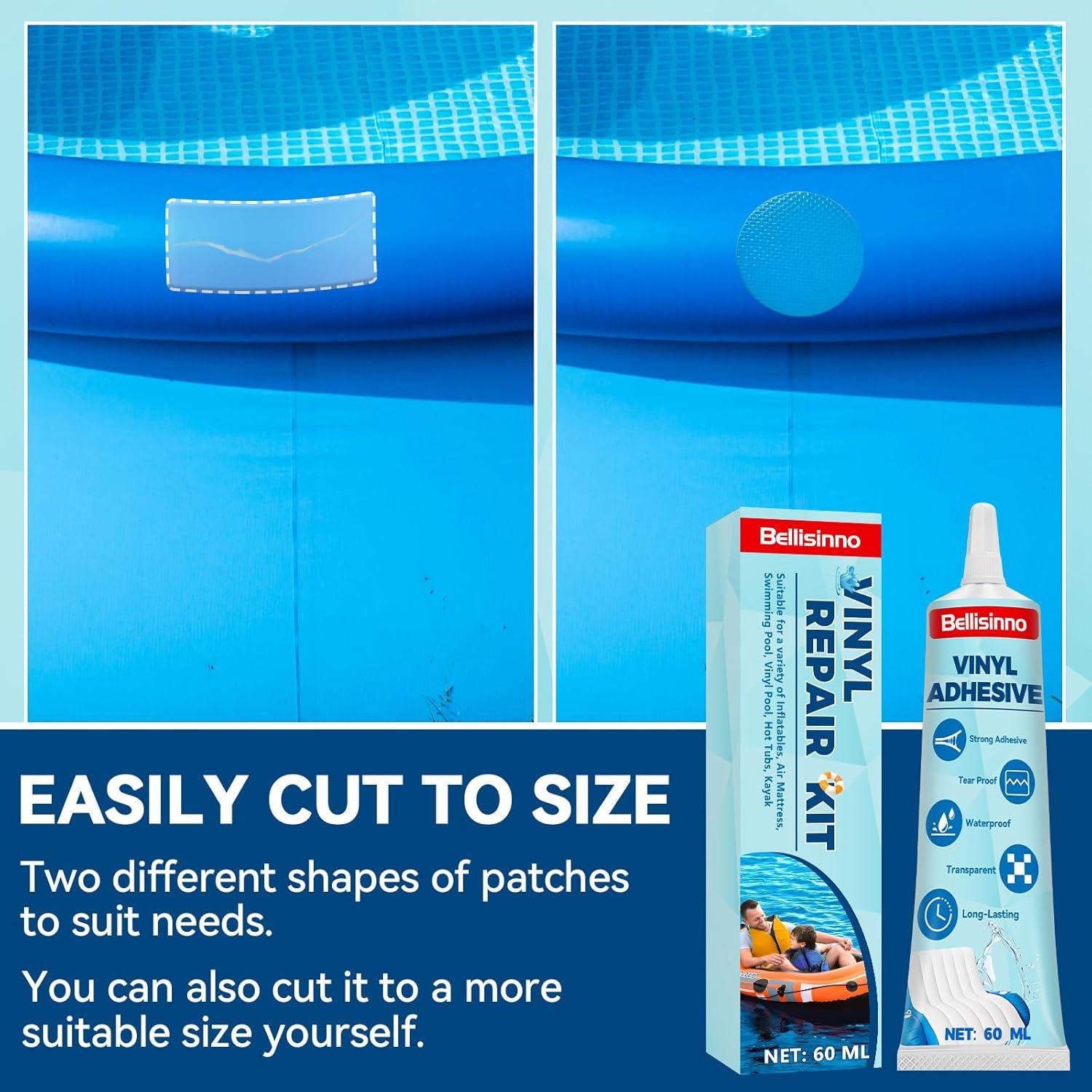 Kit de Reparación de Vinilo Bellisinno 60ml Impermeable