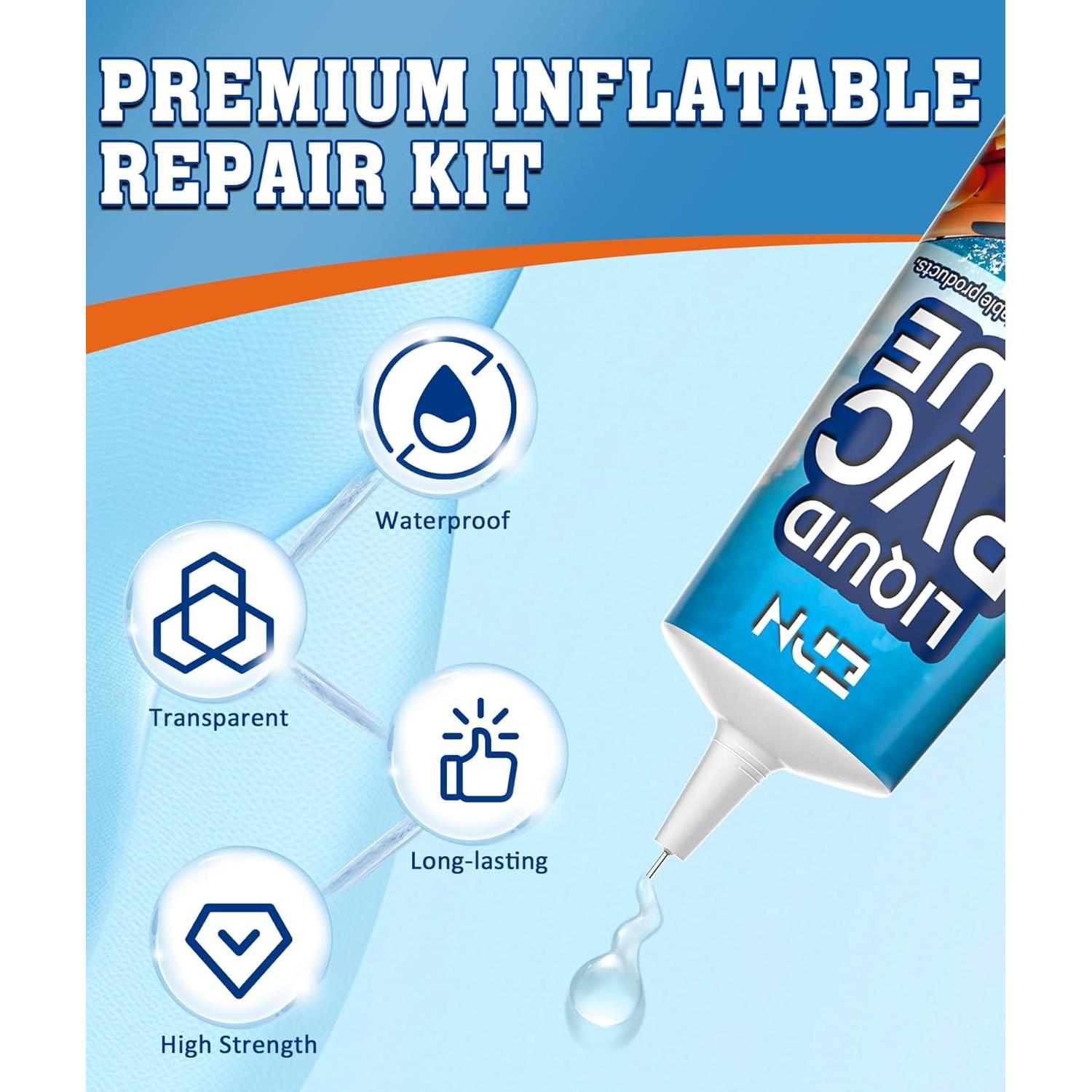 Kit de Parche EPN para Colchón de Aire y Juguetes Inflables