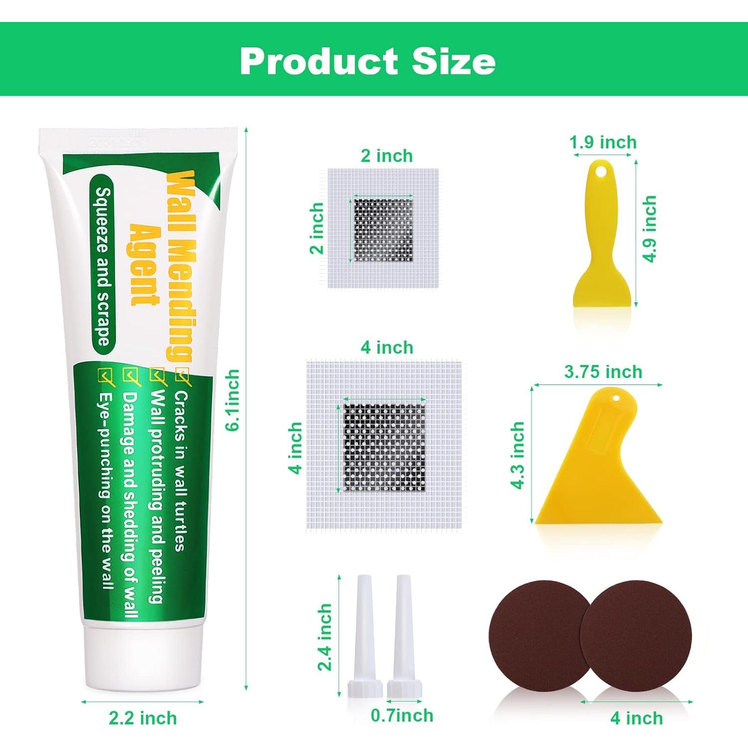 Kit de Reparación de Pared GQLife-ing 200g 2 Piezas Secado Rápido