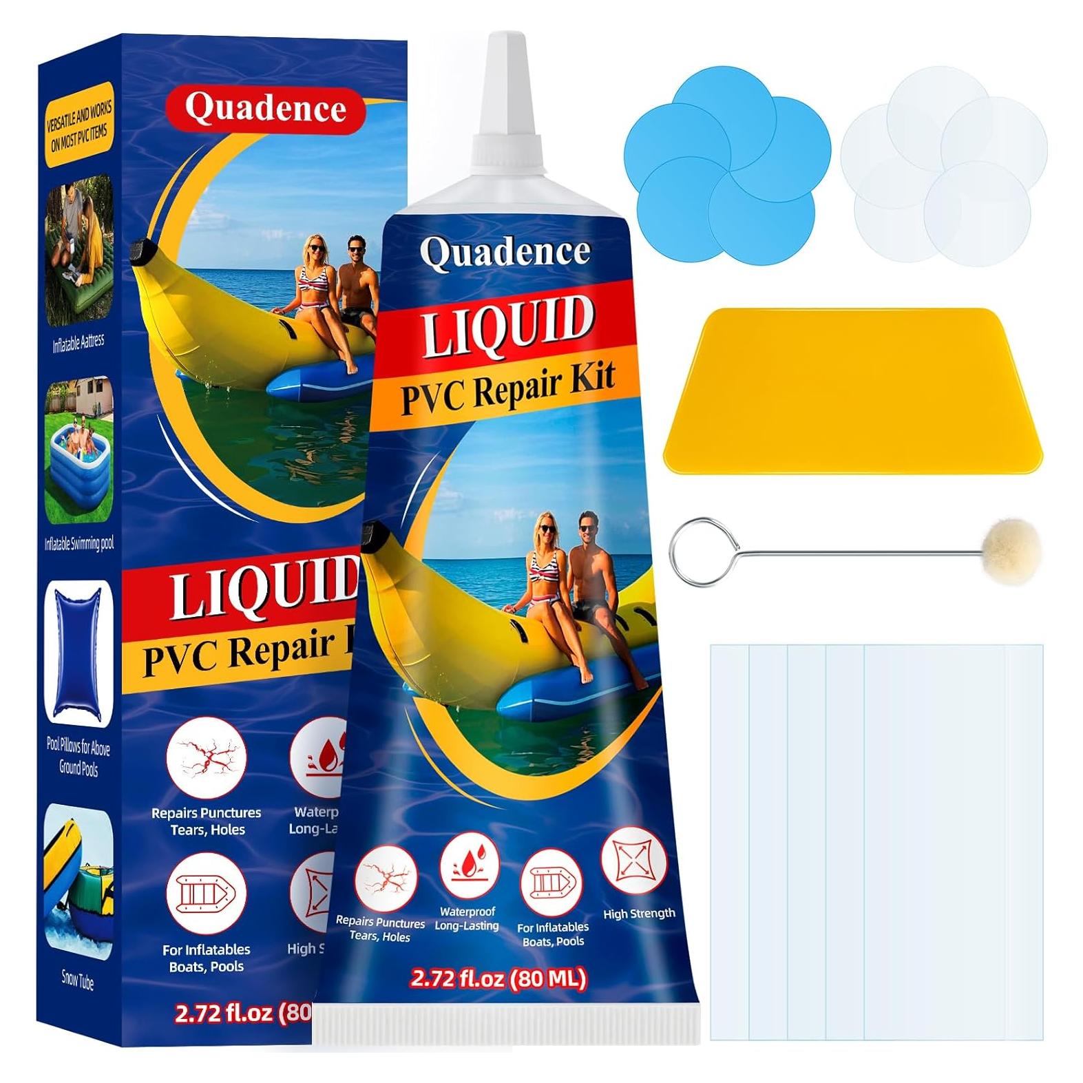 Kit de Reparación Inflable Quadence 80 ML - Parches PVC Impermeables
