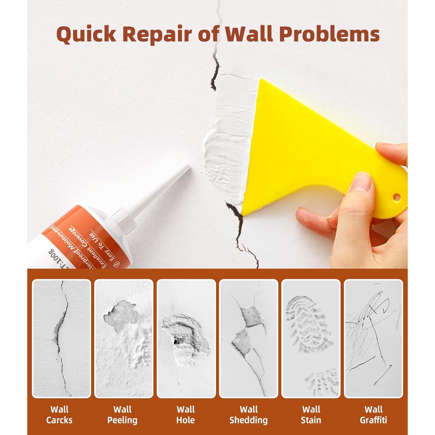 Kit de Reparación de Paredes HKING BQG201 - 300g, Secado Rápido