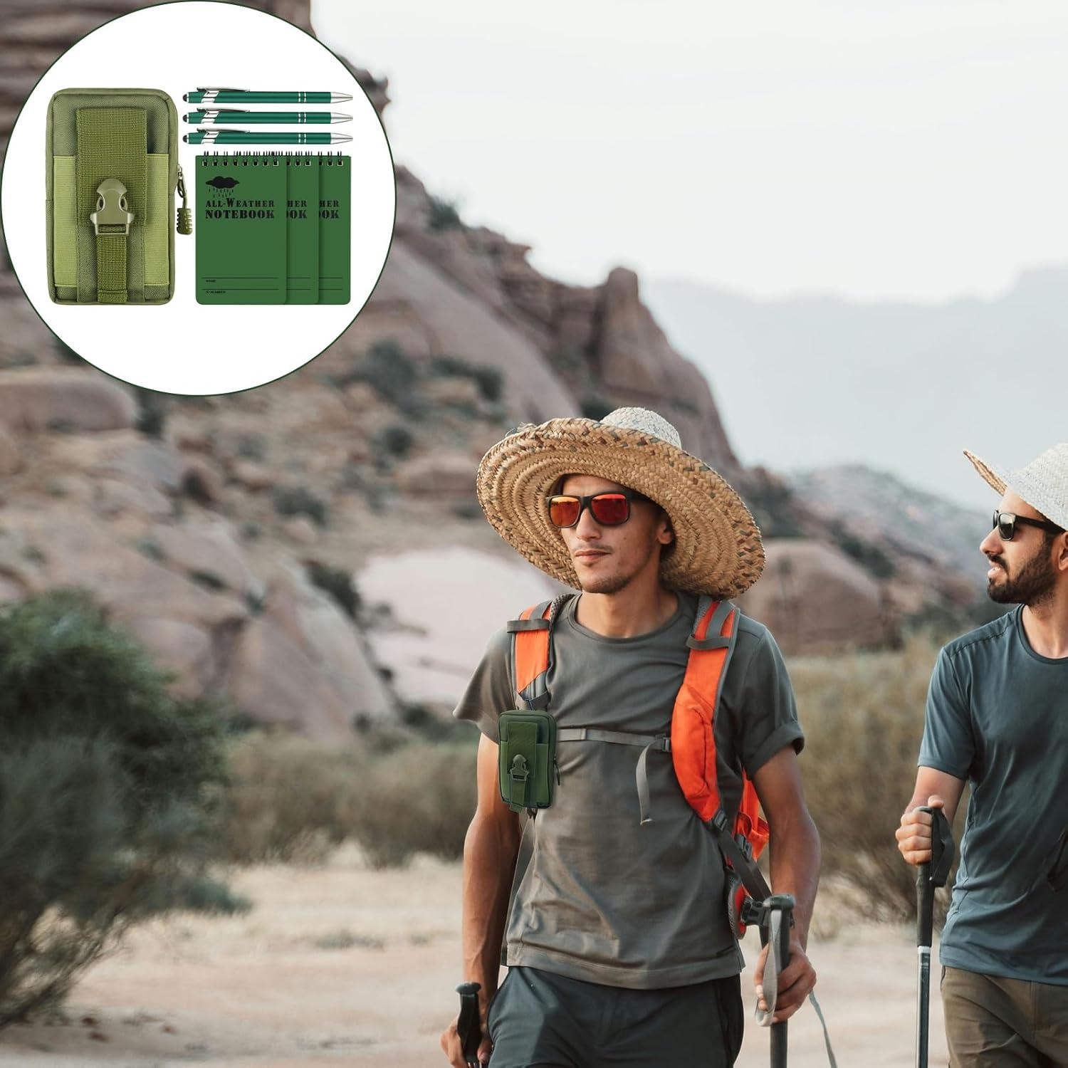 Kit de Cuadernos Impermeables Aecsze - 7 Piezas Verde