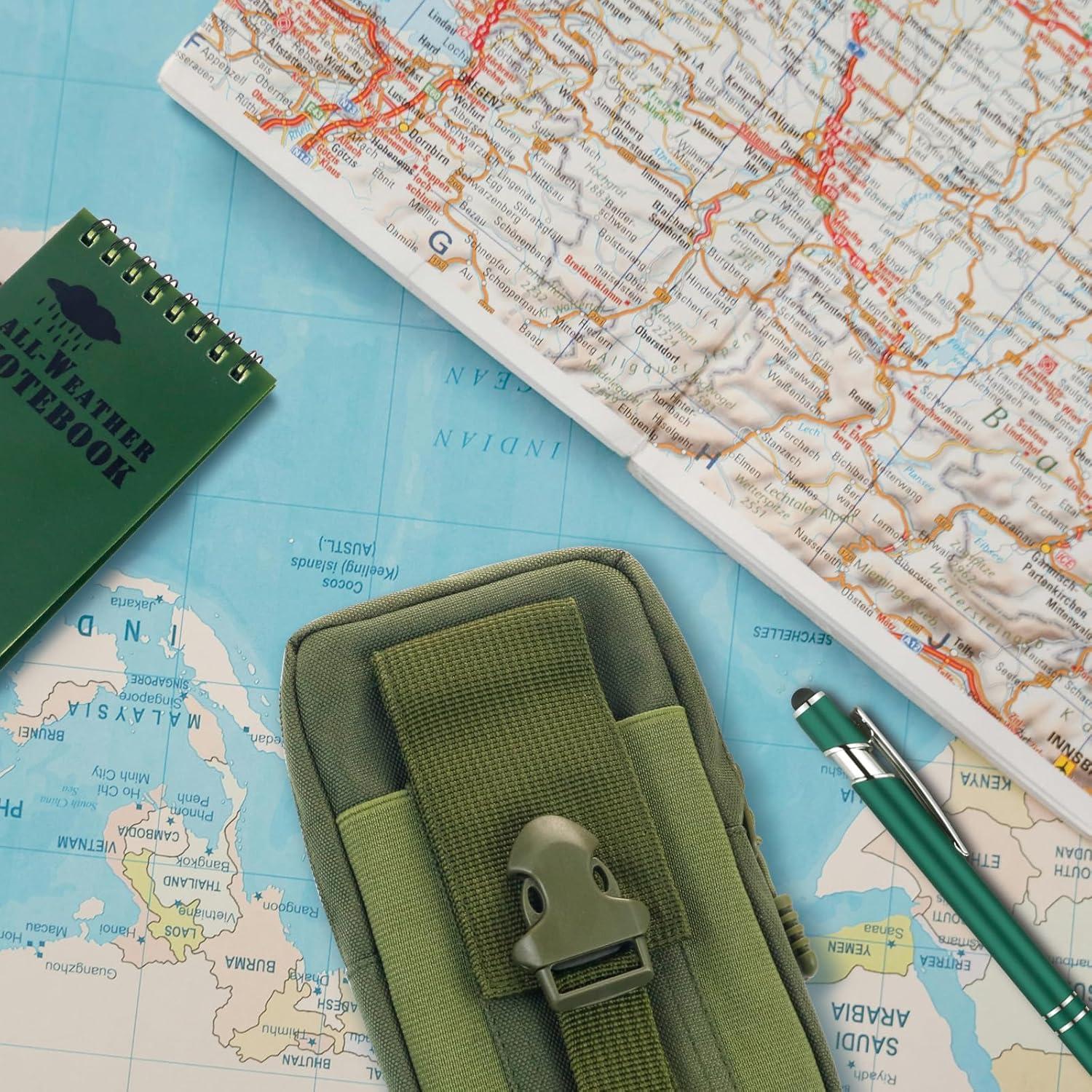 Kit de Cuadernos Impermeables Aecsze - 7 Piezas Verde