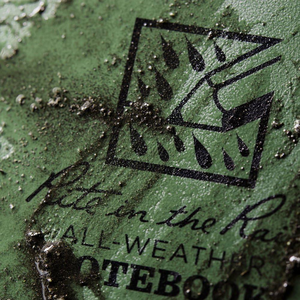 Cuaderno Espiral Impermeable Rite In The Rain Verde 4x6" Paquete de 3