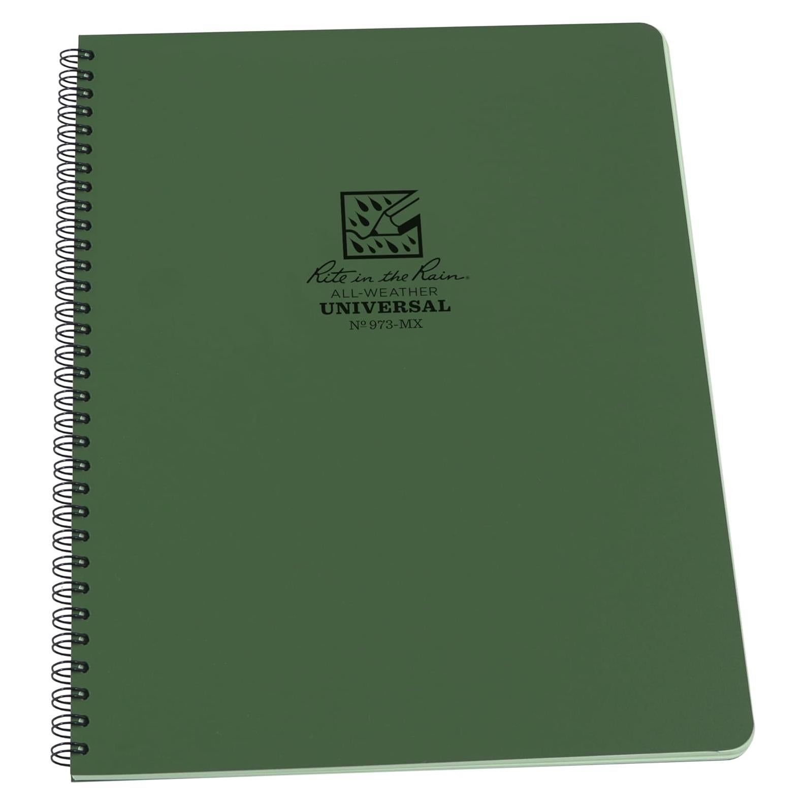 Cuaderno Espiral Resistente al Agua Rite in the Rain 21.6x27.9cm Verde