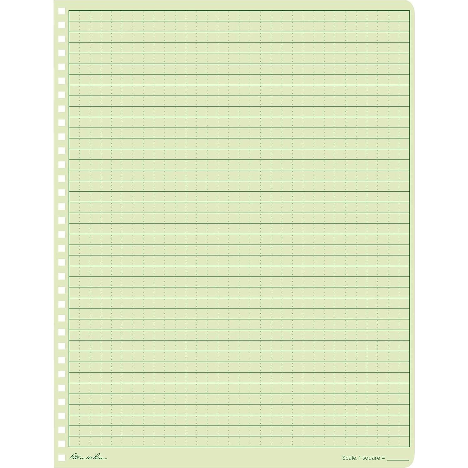 Cuaderno Espiral Resistente al Agua Rite in the Rain 21.6x27.9cm Verde