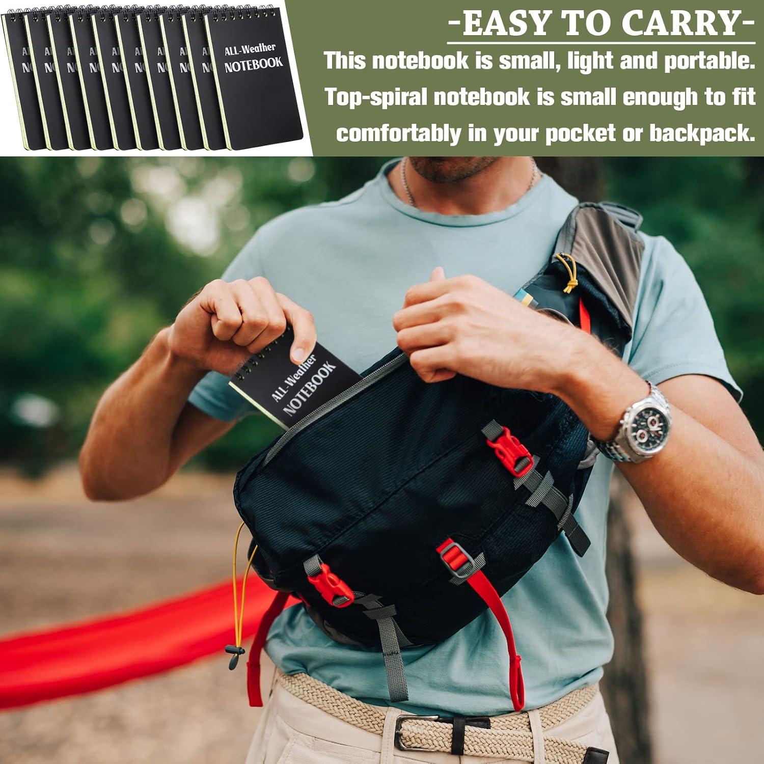 Cuadernos Impermeables Chinco 20 Pcs 3x5" para Todo Clima