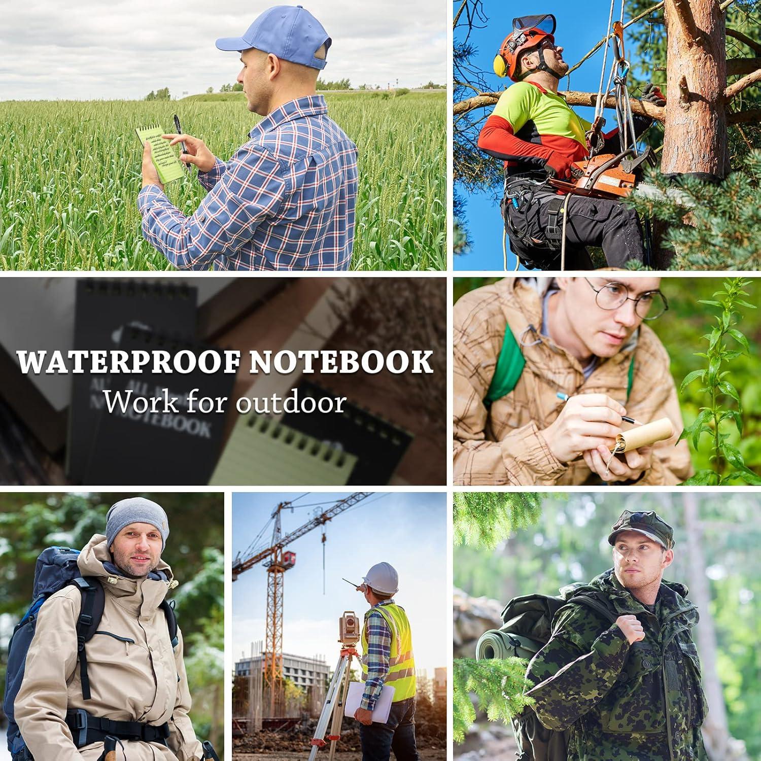 Cuadernos Impermeables Chinco 20 Pcs 3x5" para Todo Clima