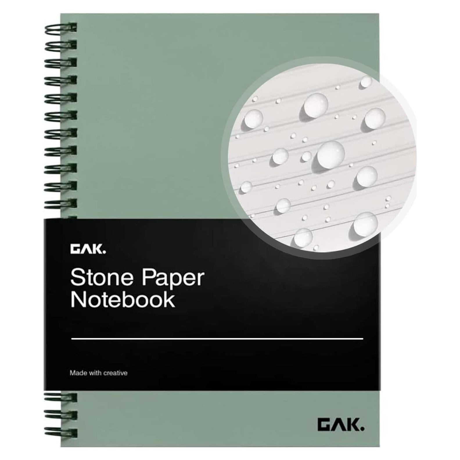 Cuaderno Impermeable GAK. de Papel de Piedra 50 Hojas M