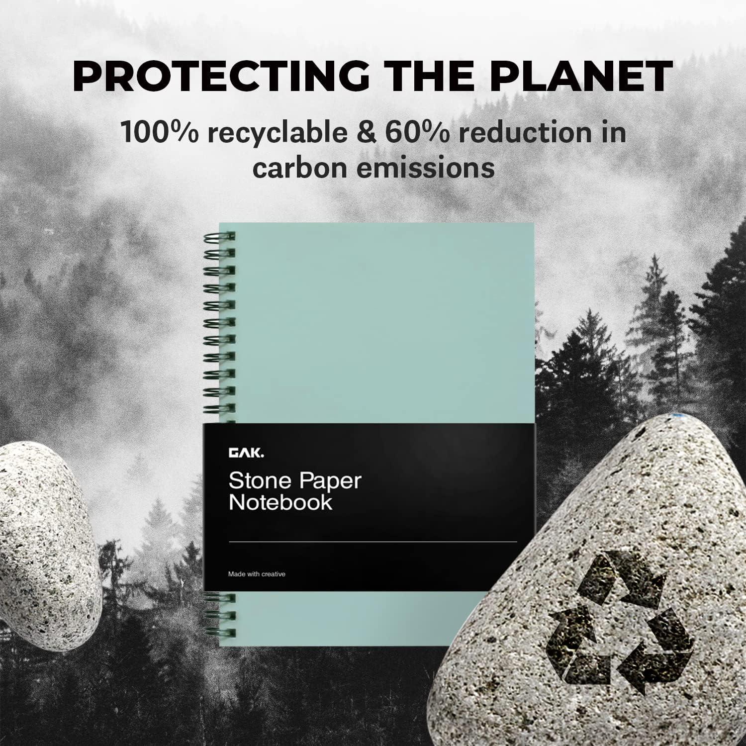 Cuaderno Impermeable GAK. de Papel de Piedra 50 Hojas M