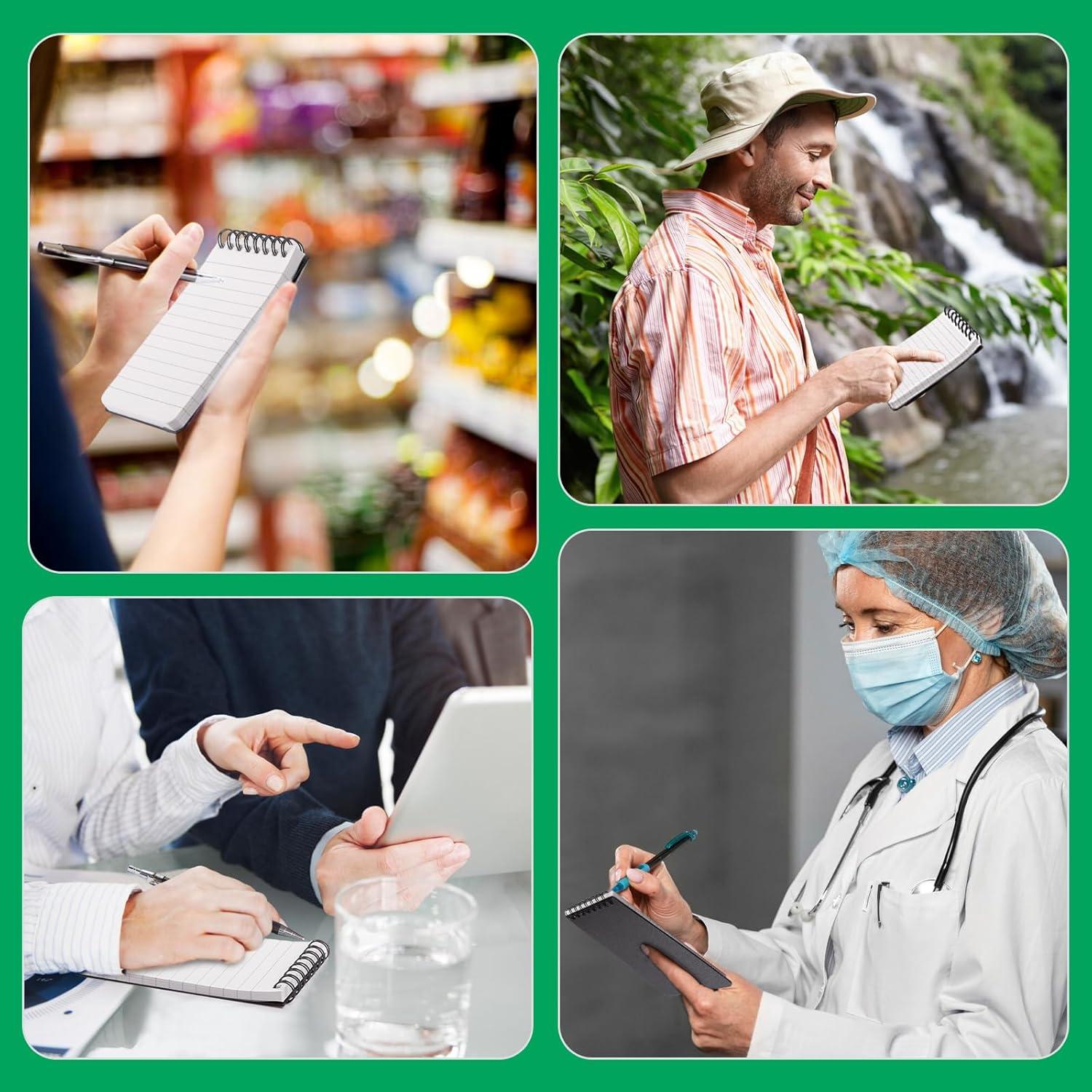 Paquete de 6 Bloc de Notas Impermeables Fyguard 3x5 cm